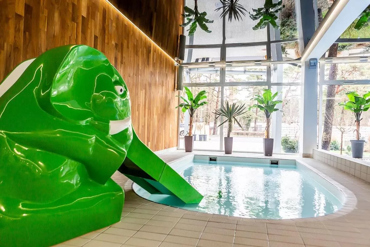 Swimming pool in Hotel Jantar Wellness & Spa