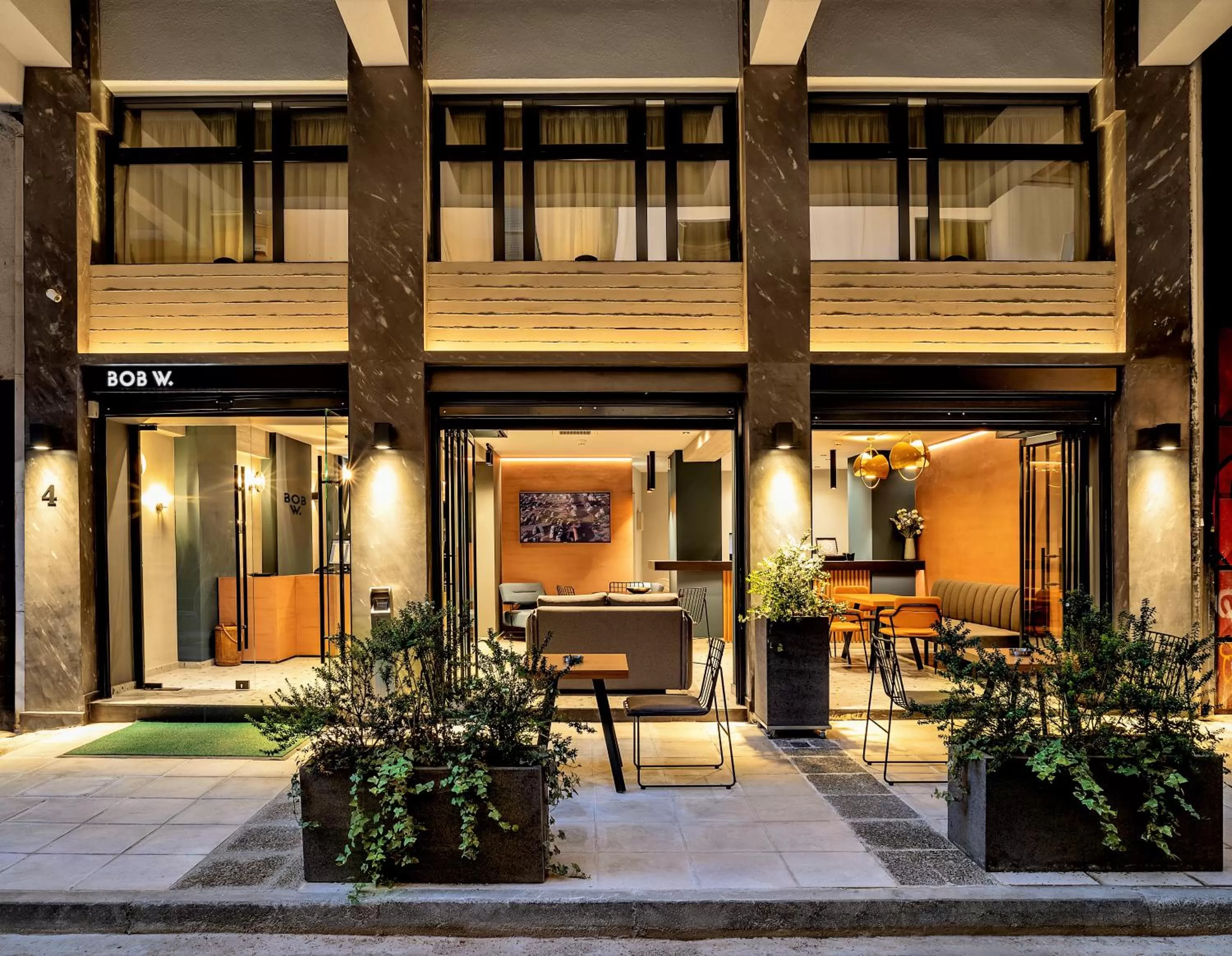 Facade/entrance in Bob W Athens Akadimia