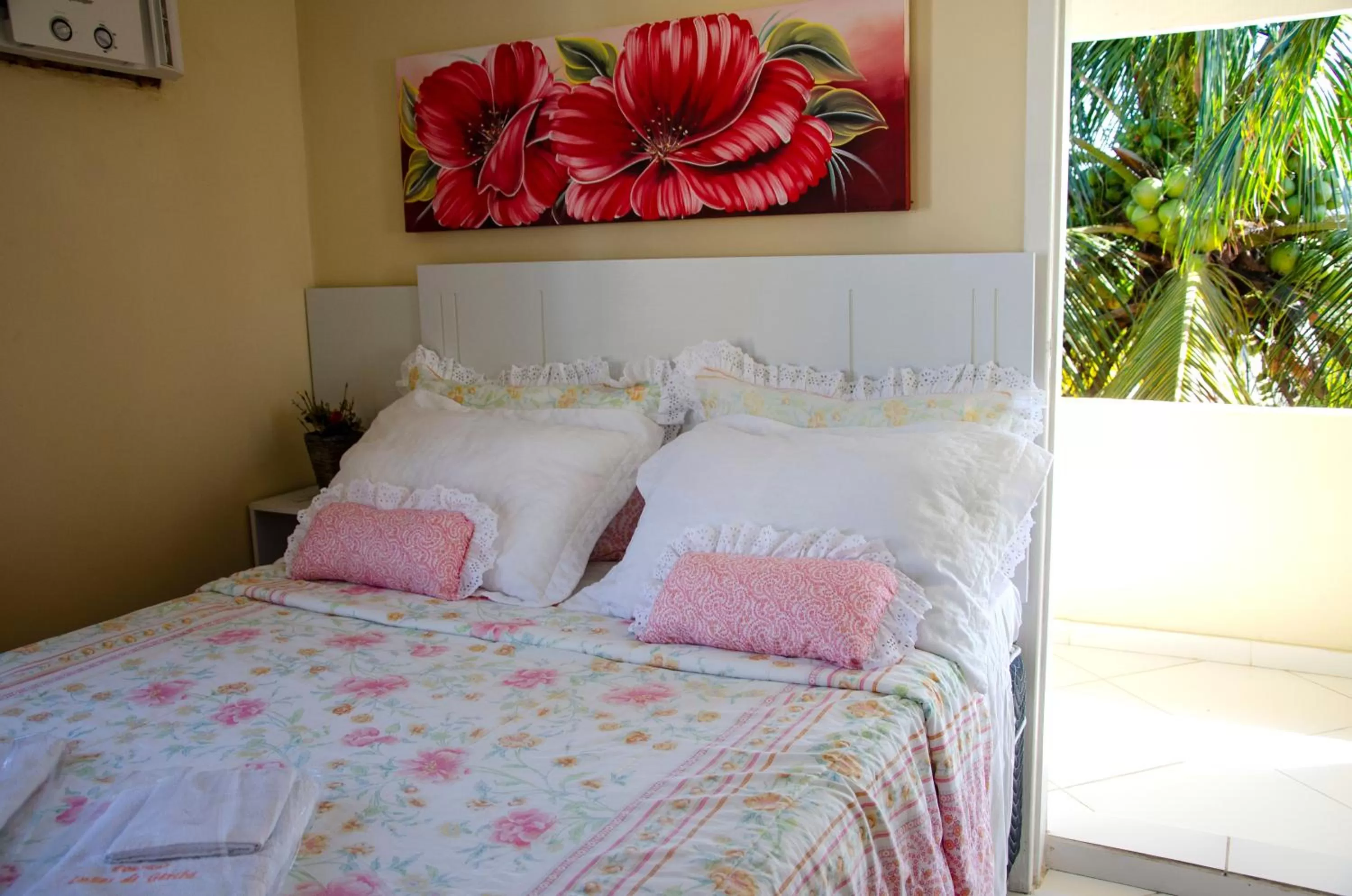 Bed in Pousada Luzes de Geribá