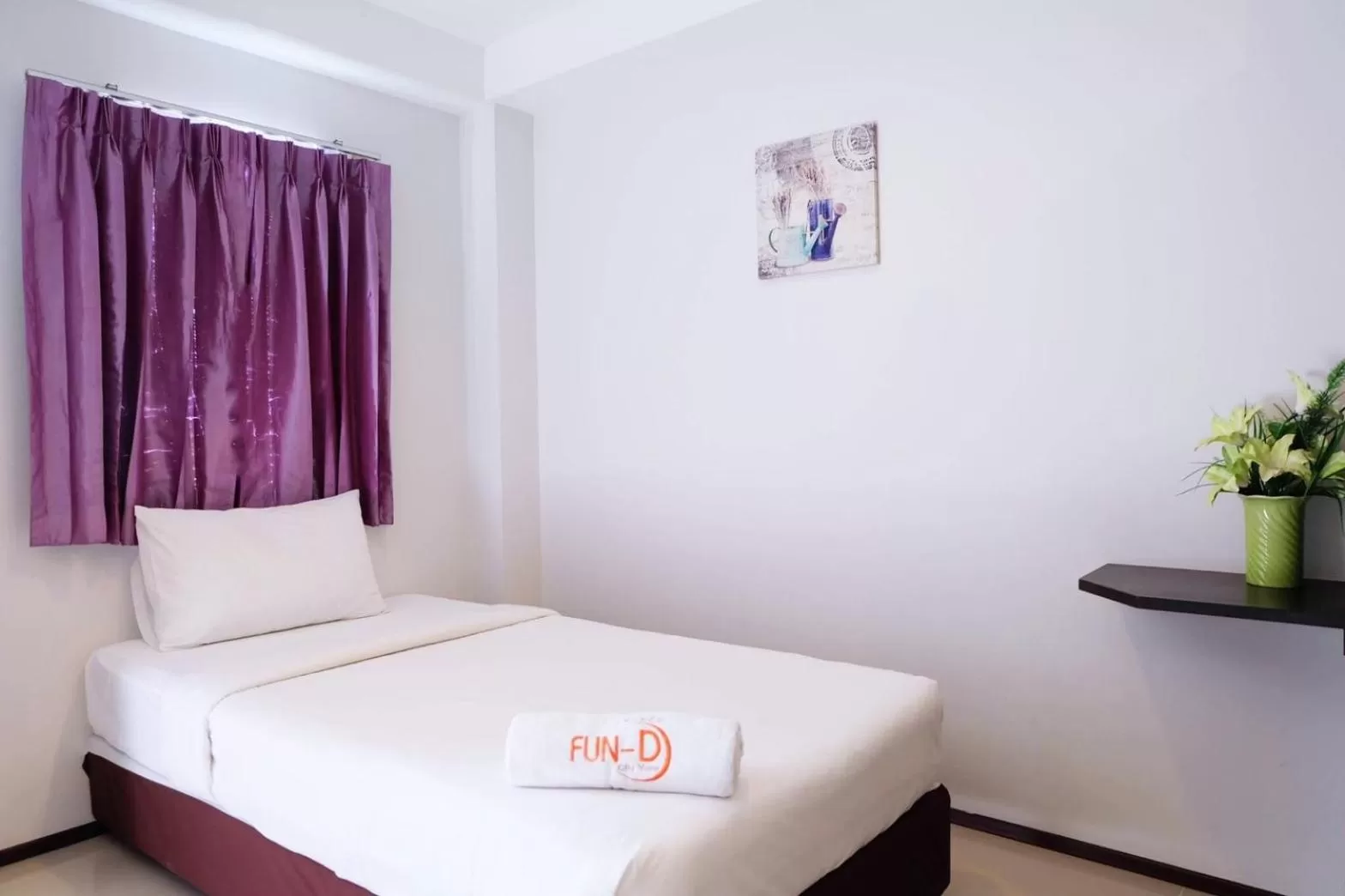 Bed in Fun-D City View SHA Plus