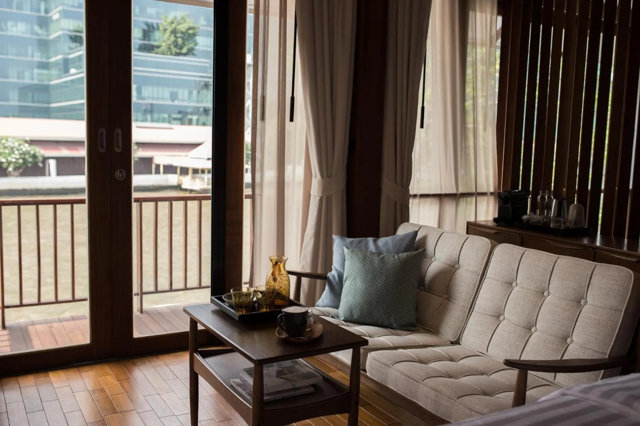 Seating area in Chann Bangkok Noi