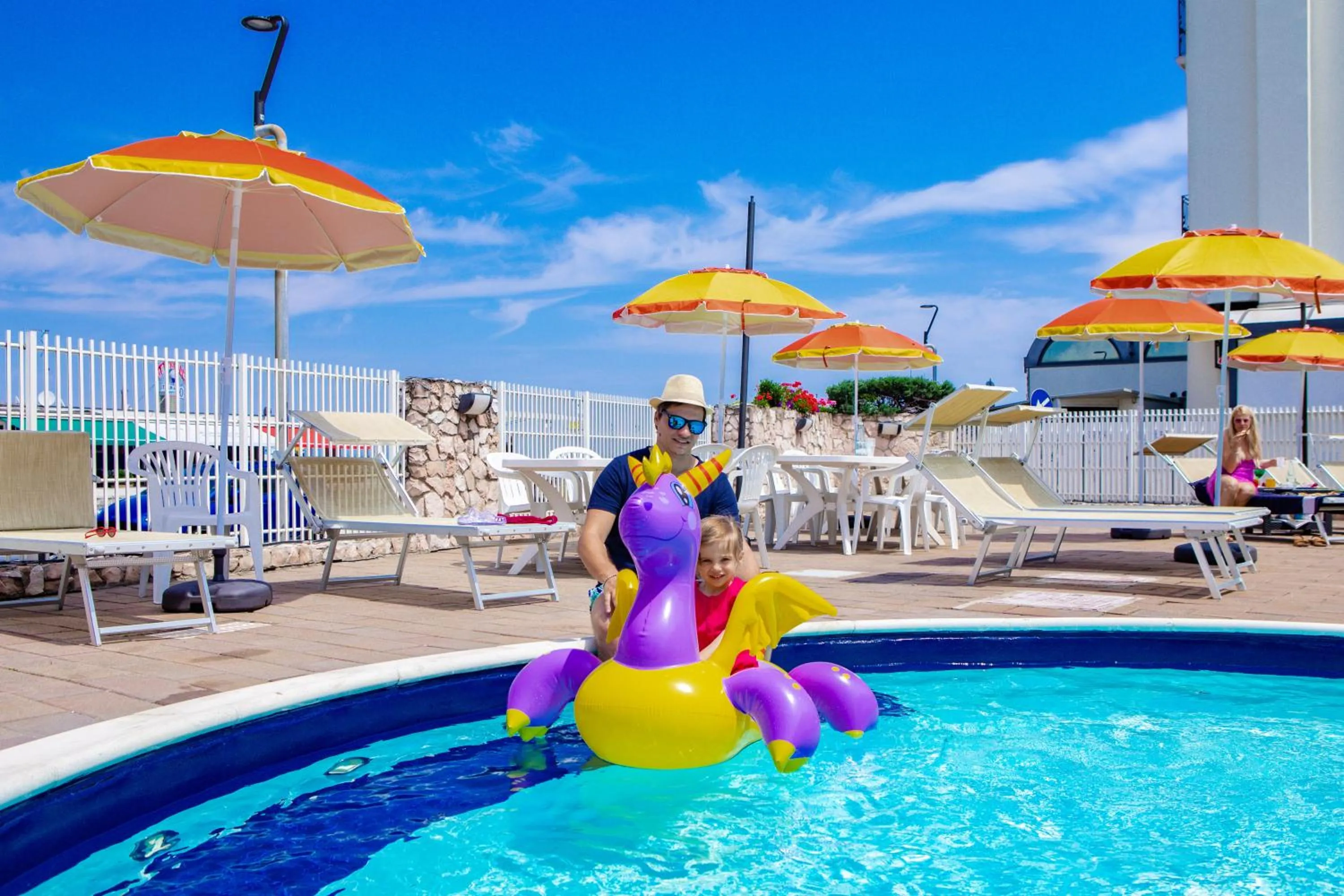 Swimming pool in Miramare Hotel Ristorante Convegni