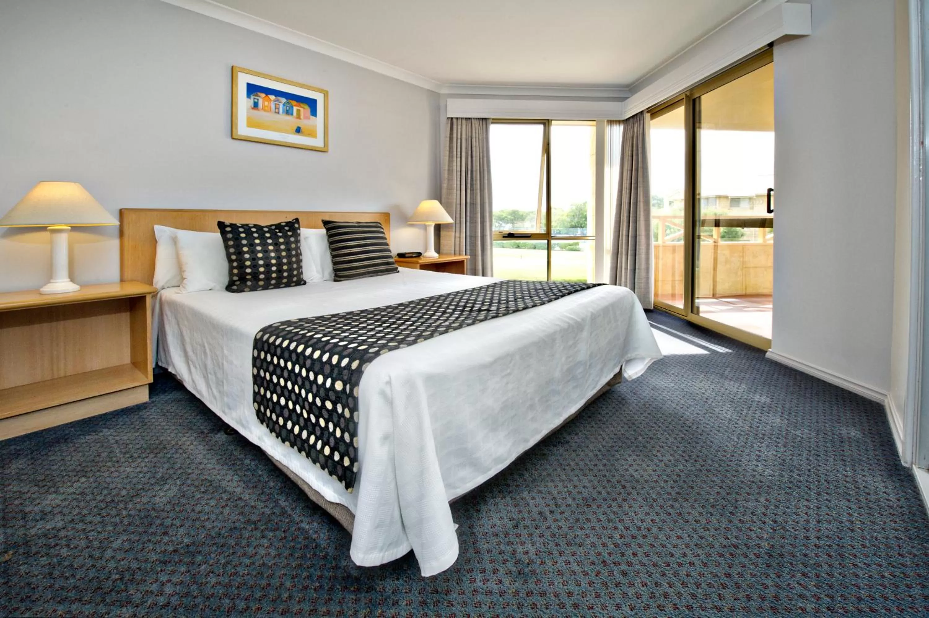 Bed in Abbey Beach Resort