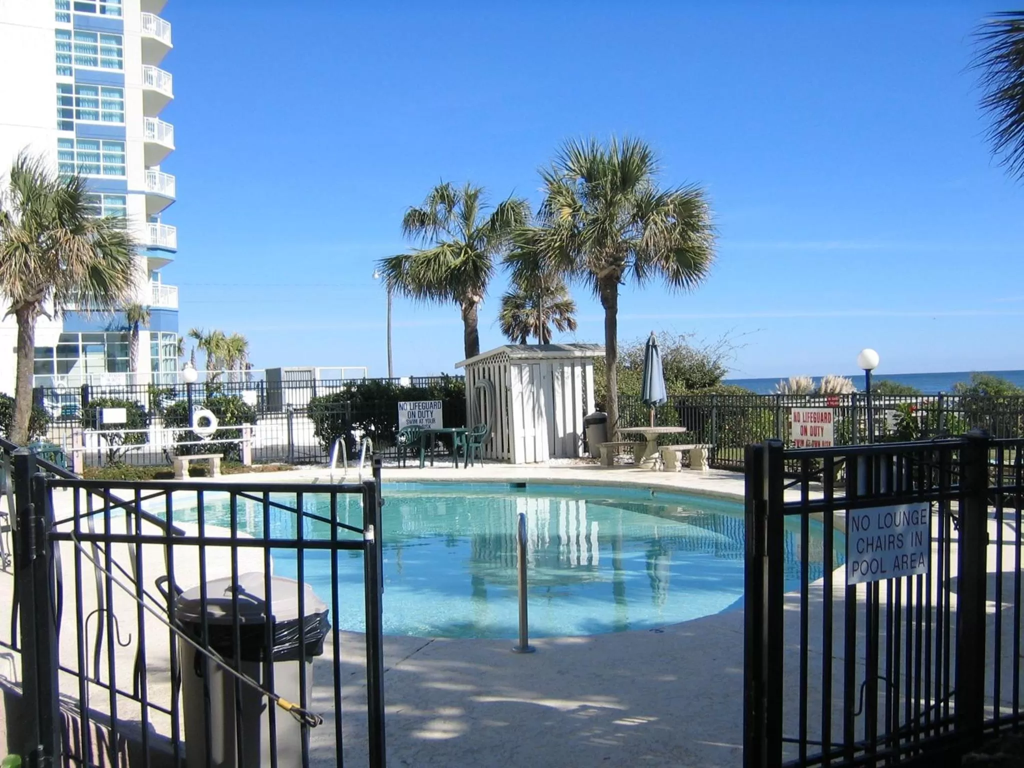 Swimming pool in Suites at the Beach