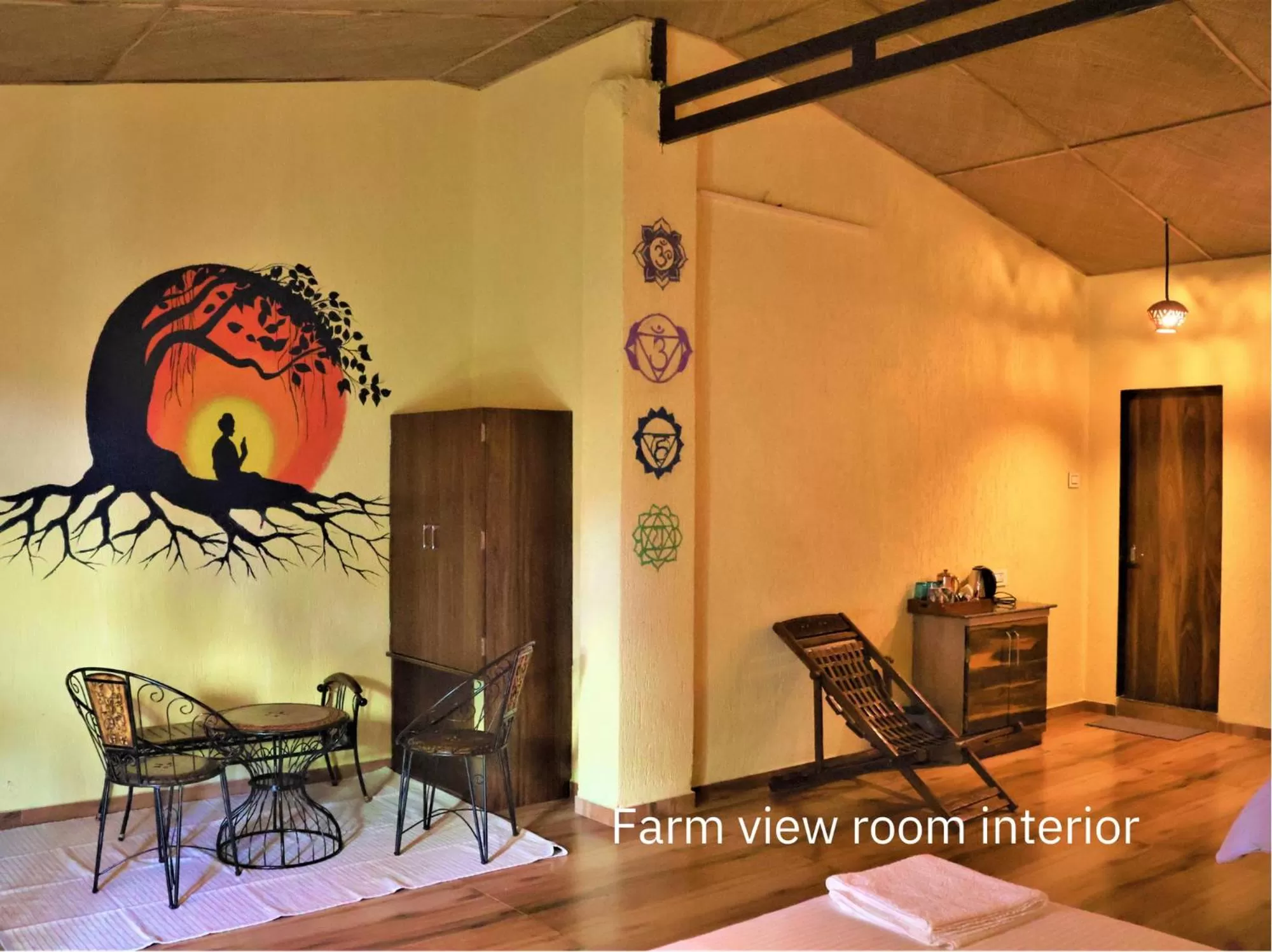 Seating area in Saveda Farm & Cottages