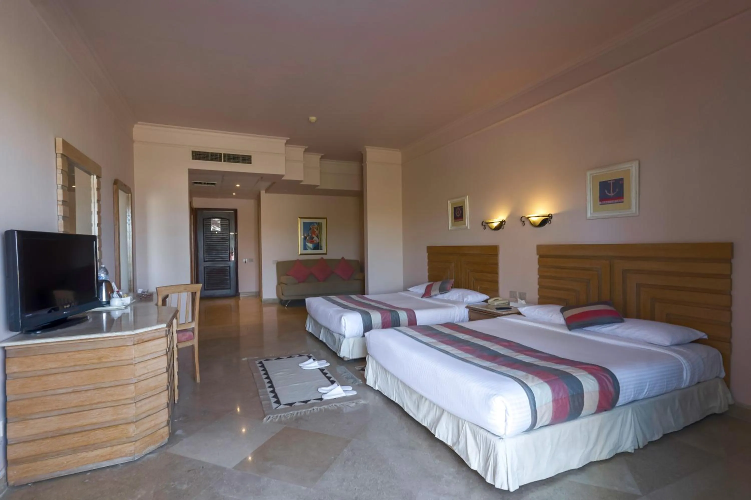 Bed in Hurghada Coral Beach Hotel