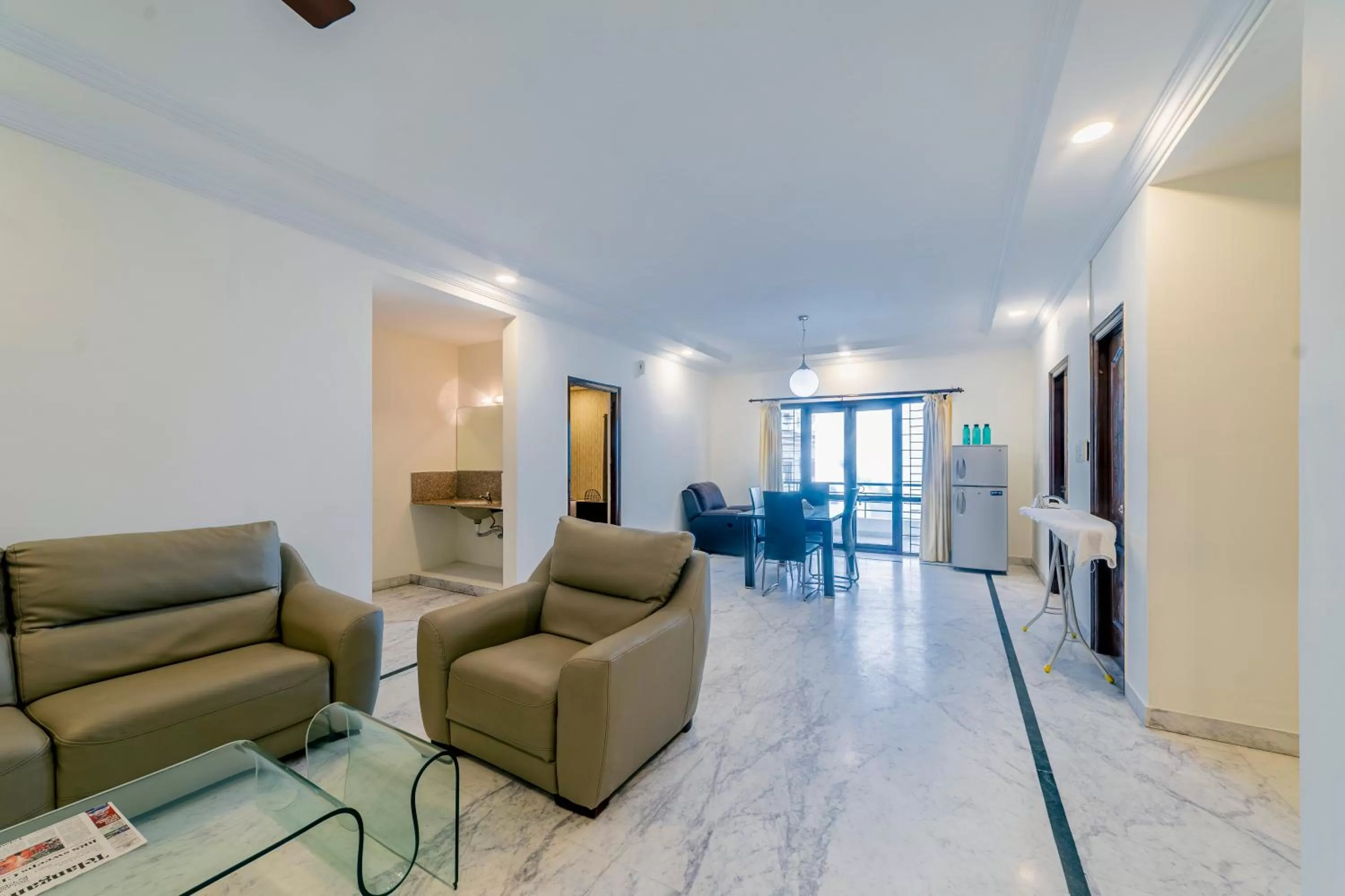 Living room in Hotel Athome & Serviced Apartments by Deccan Serai Hotels