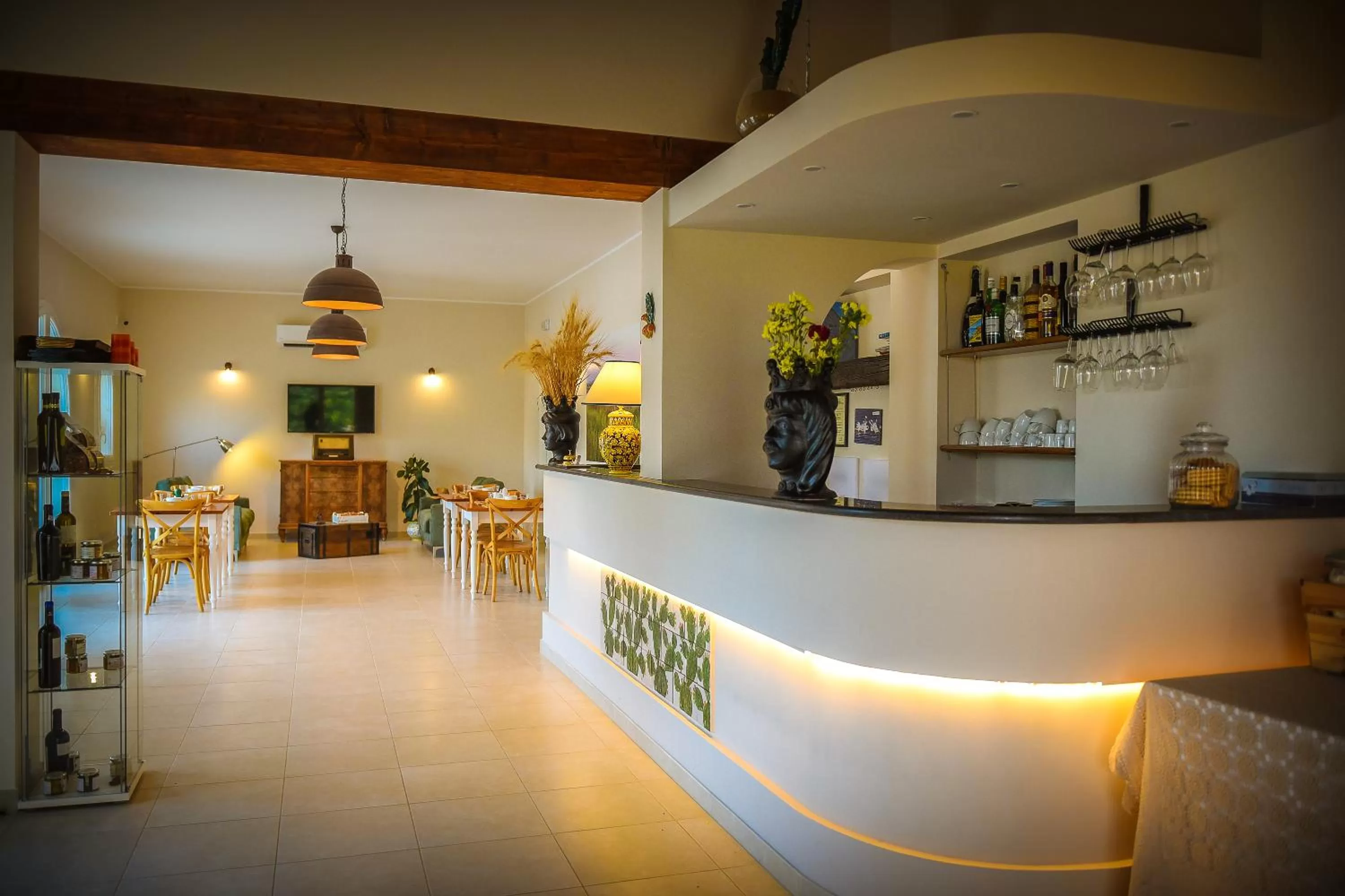 Lobby or reception in Baglio Genovesi