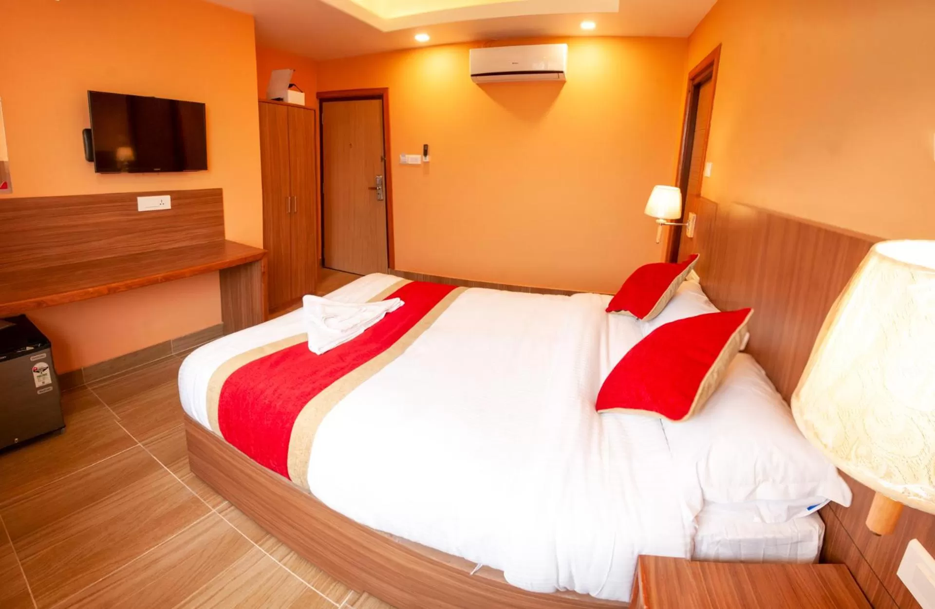 Bedroom, Bed in Hotel Krishna Kathmandu