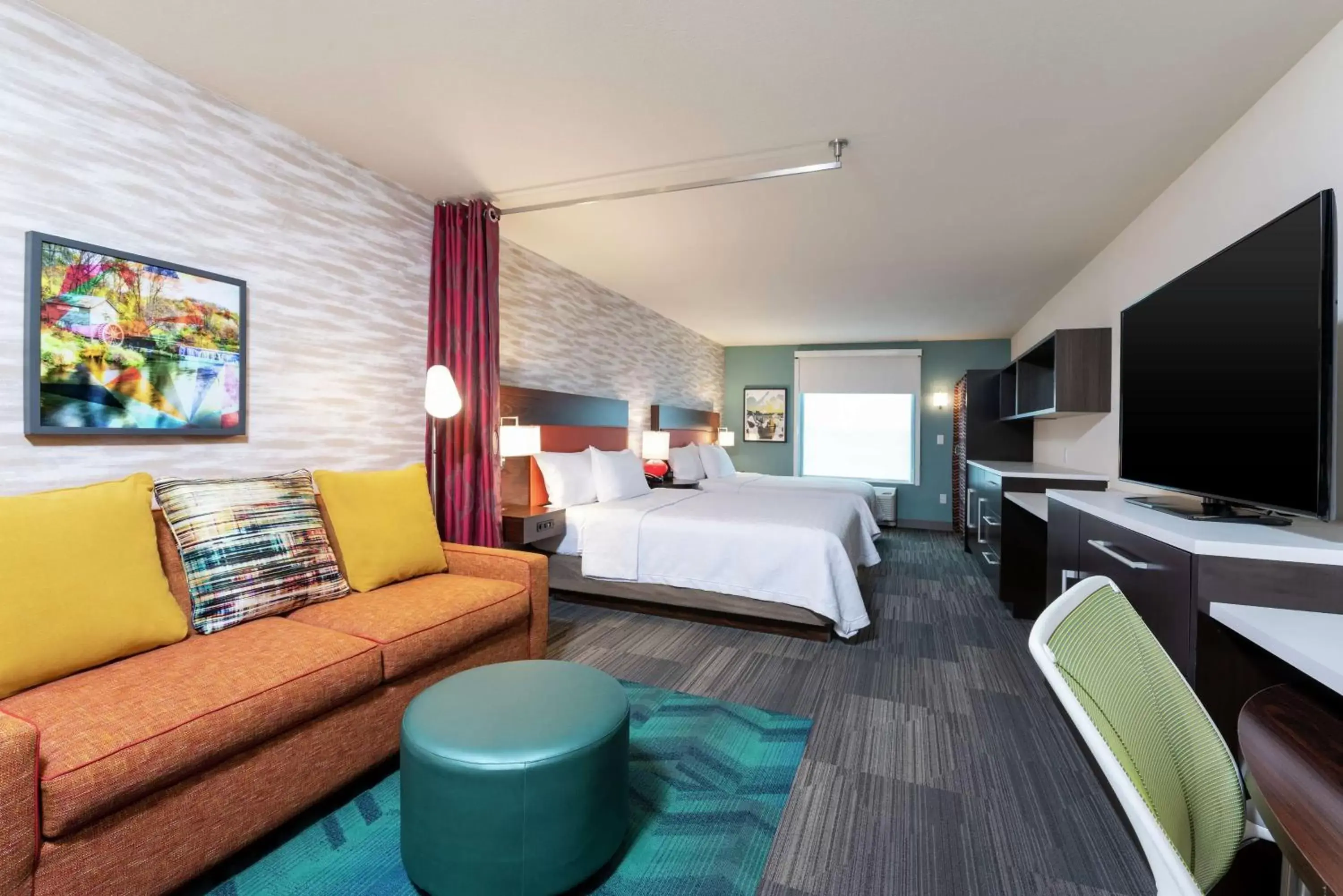 Queen Studio with Two Queen Beds - Hearing Accessible/Non-Smoking in Home2 Suites By Hilton Appleton, Wi Queen Studio with Two Queen Beds - Hearing Accessible/Non-Smoking in Home2 Suites By Hilton Appleton, Wi