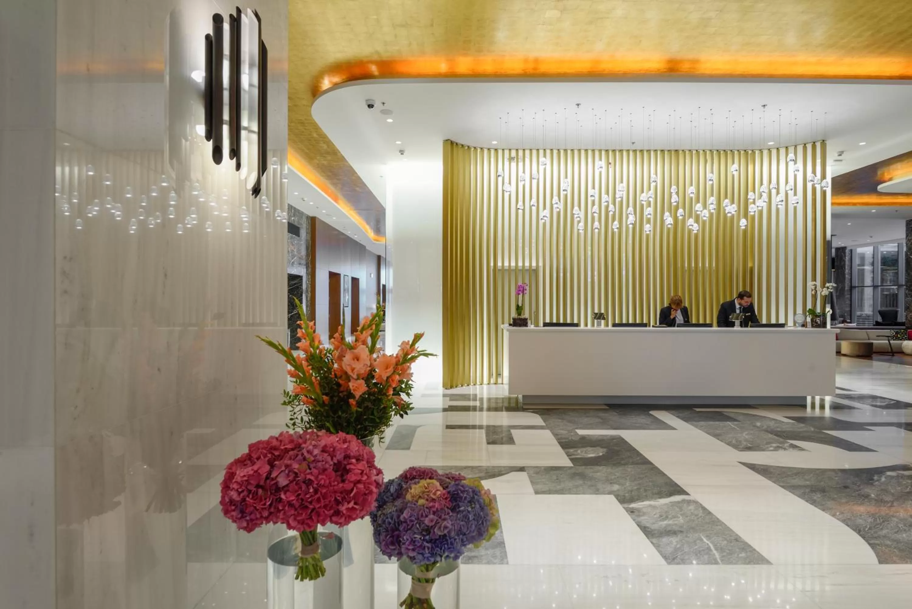 Lobby or reception in Makedonia Palace