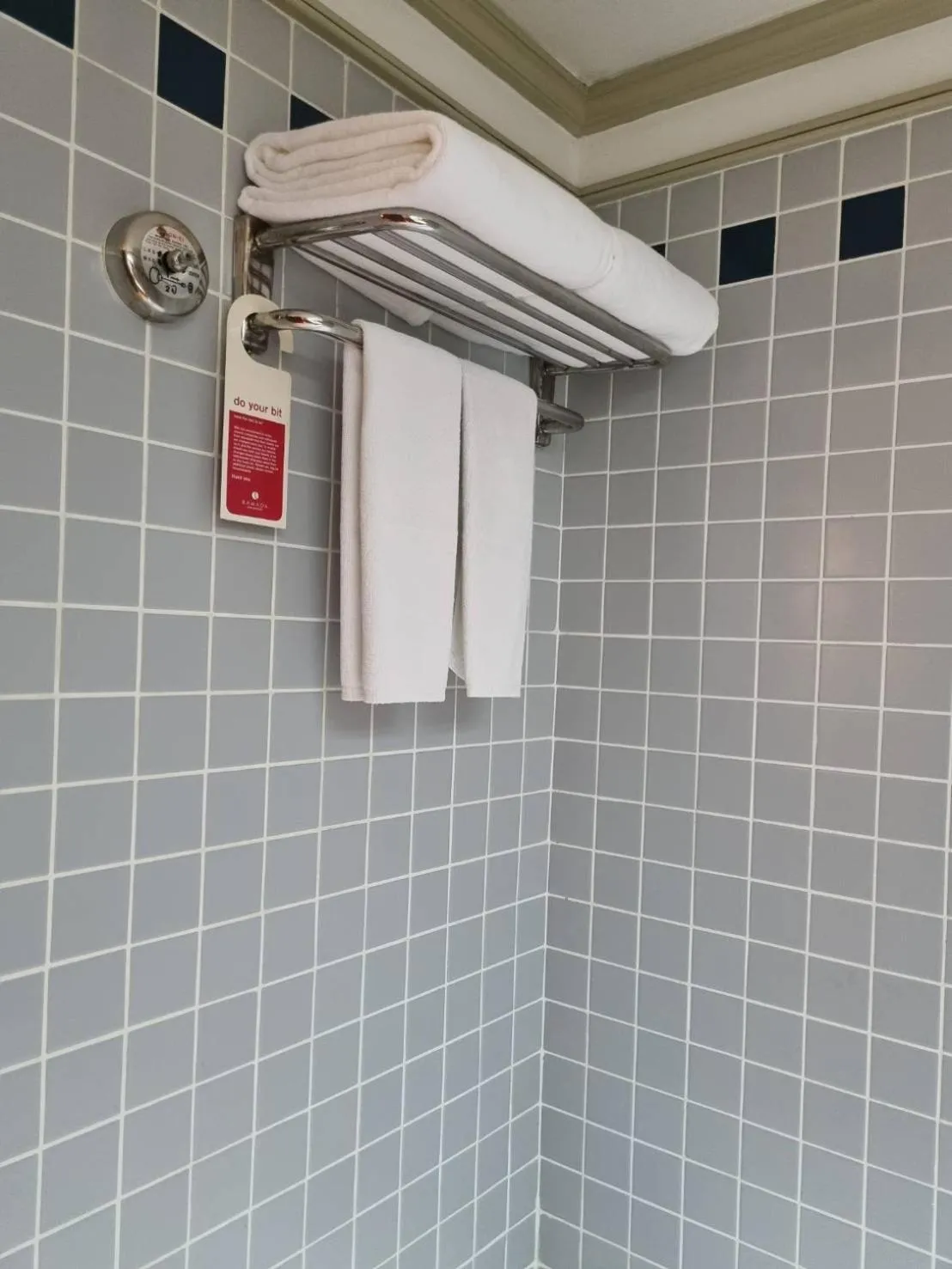 Shower in Ramada by Wyndham D MA Bangkok