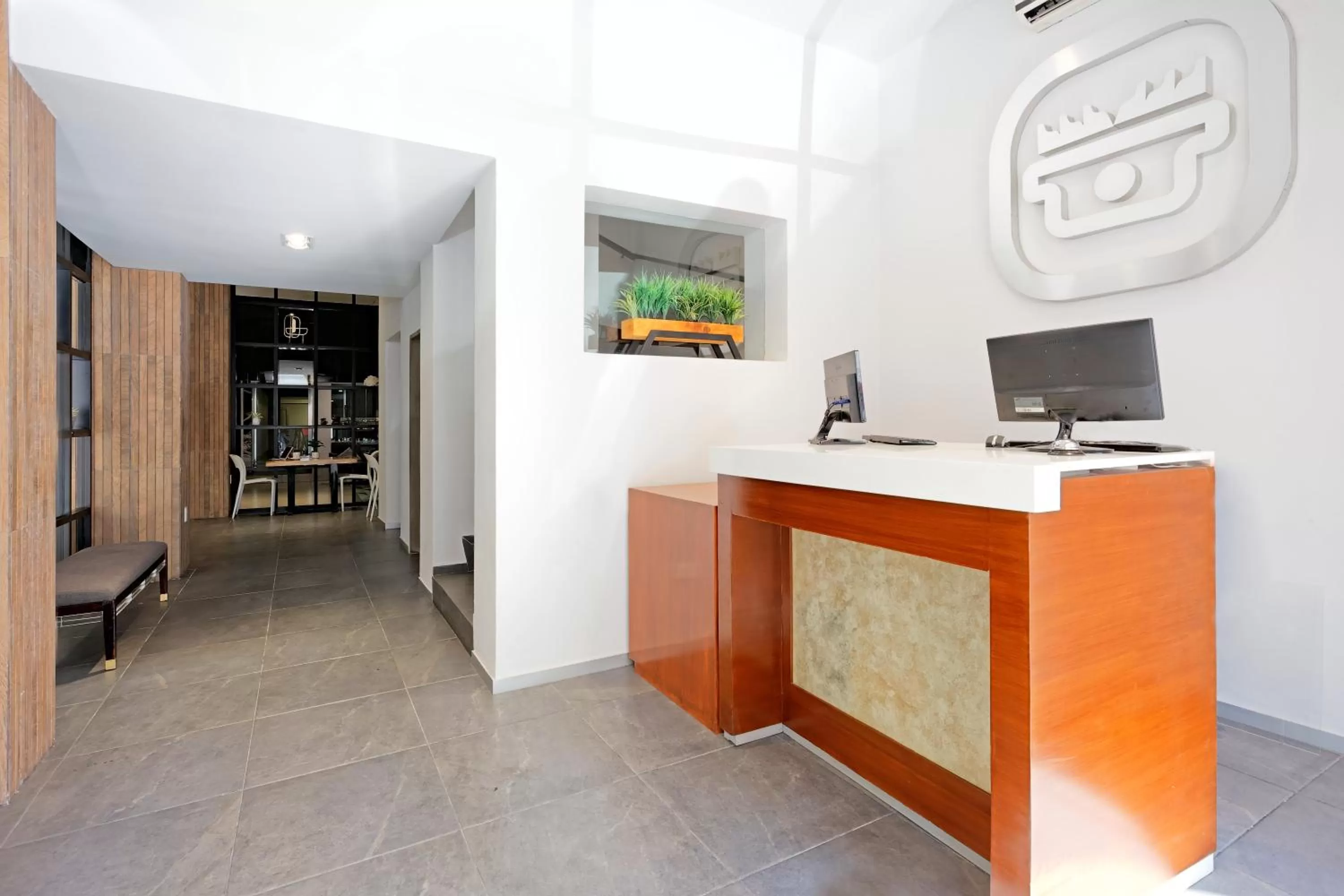 Lobby or reception in Hotel Olmeca Plaza