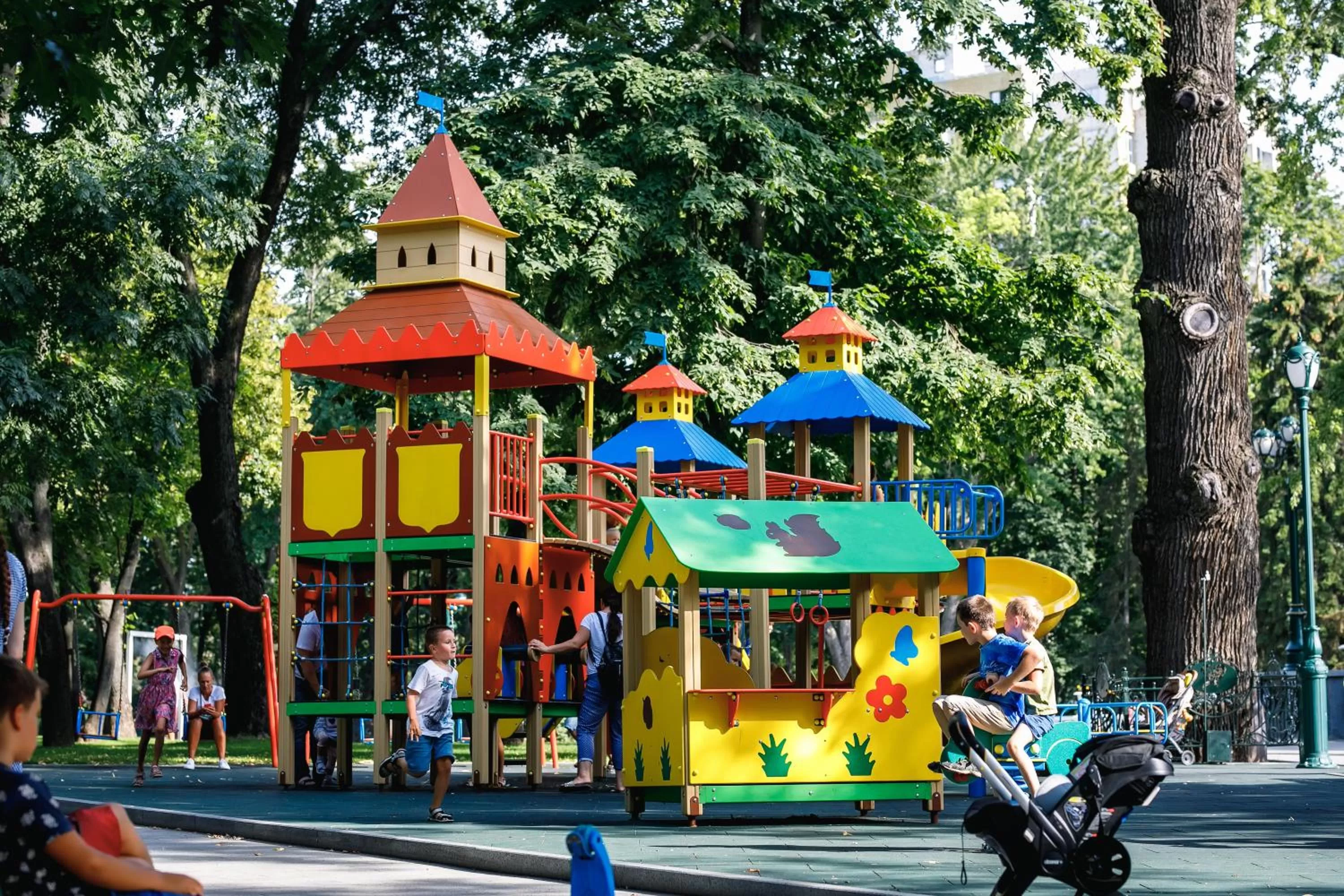 Children play ground in Hotel & Spa NEMO with dolphins