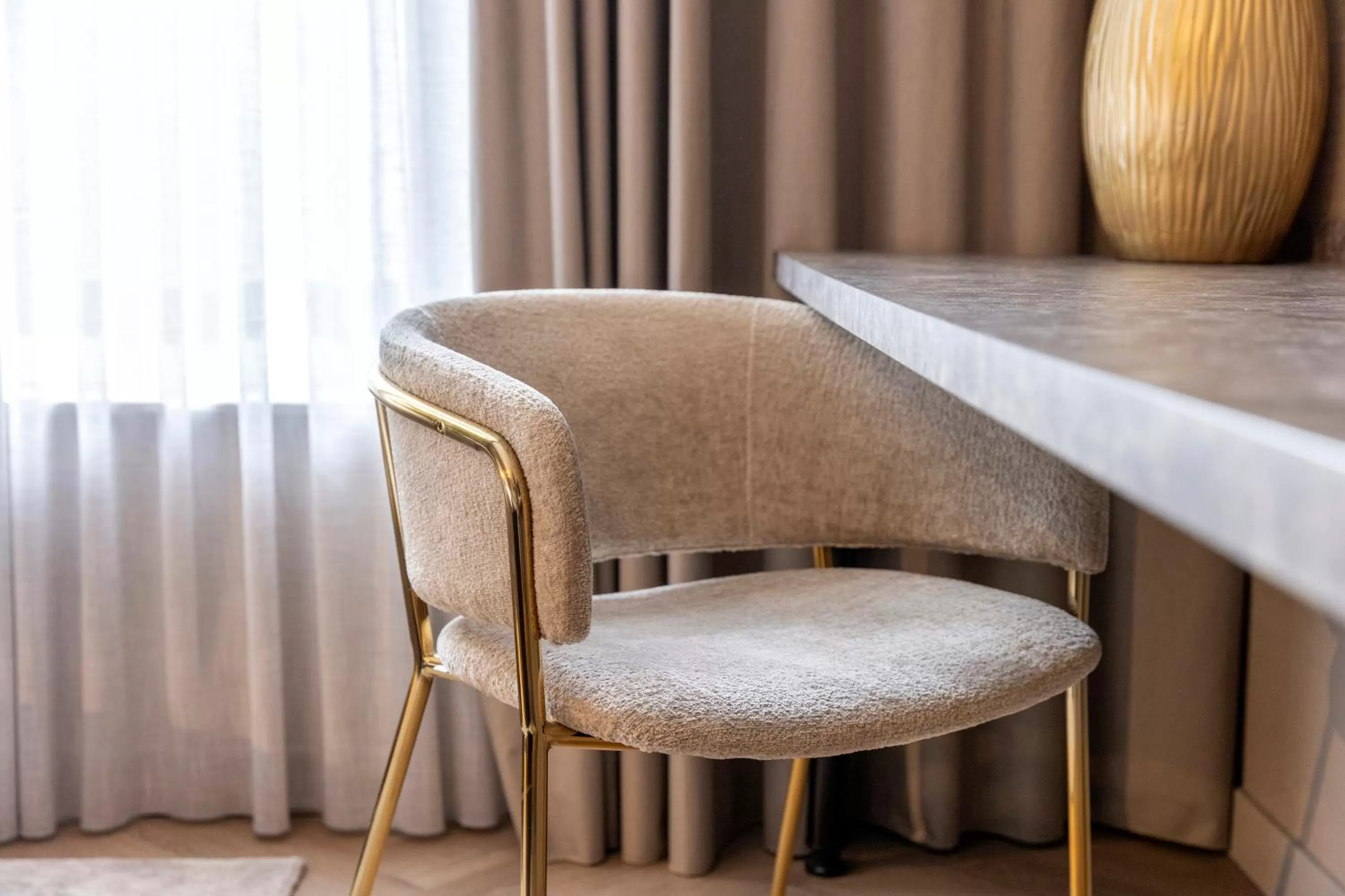 Seating area in Breathe Boutique Hotel