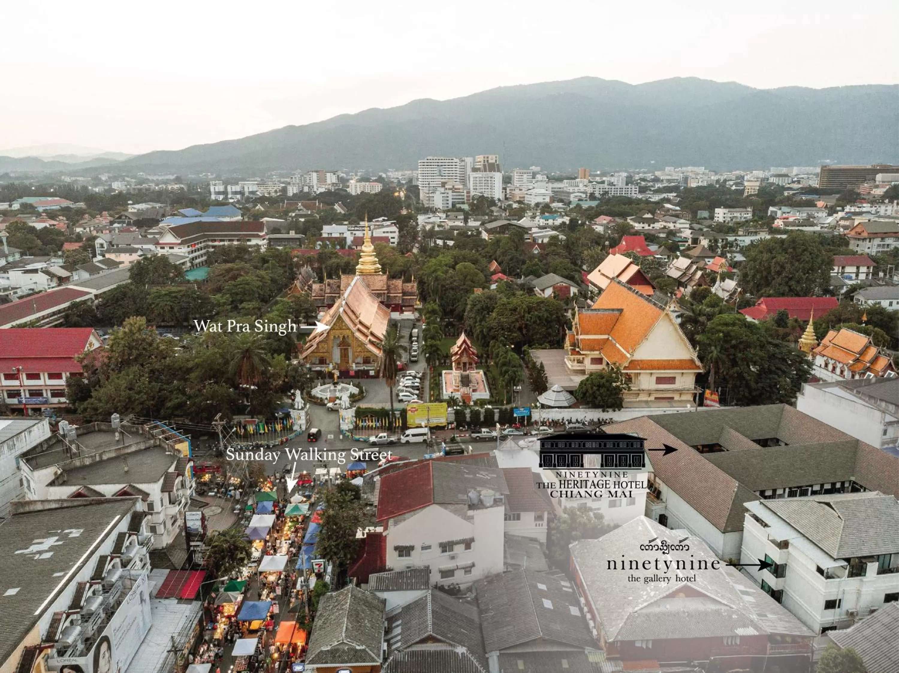 Bird's eye view in 99 The Heritage Hotel