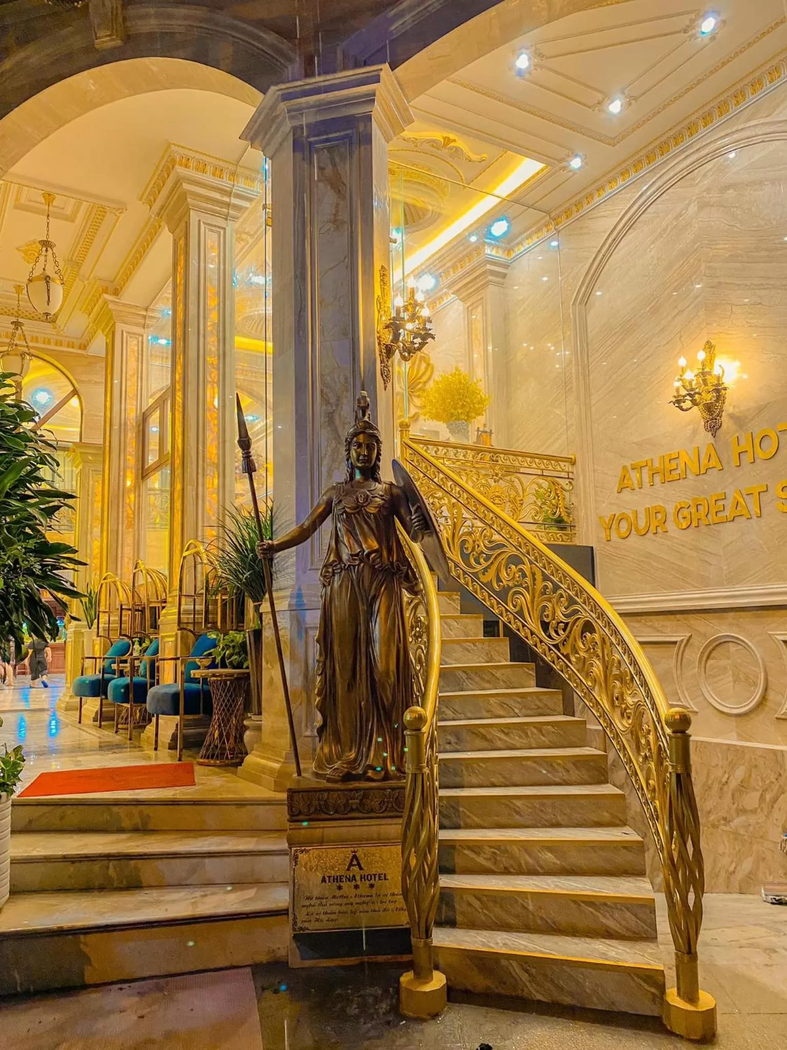 Facade/entrance in Athena Hotel Quy Nhơn