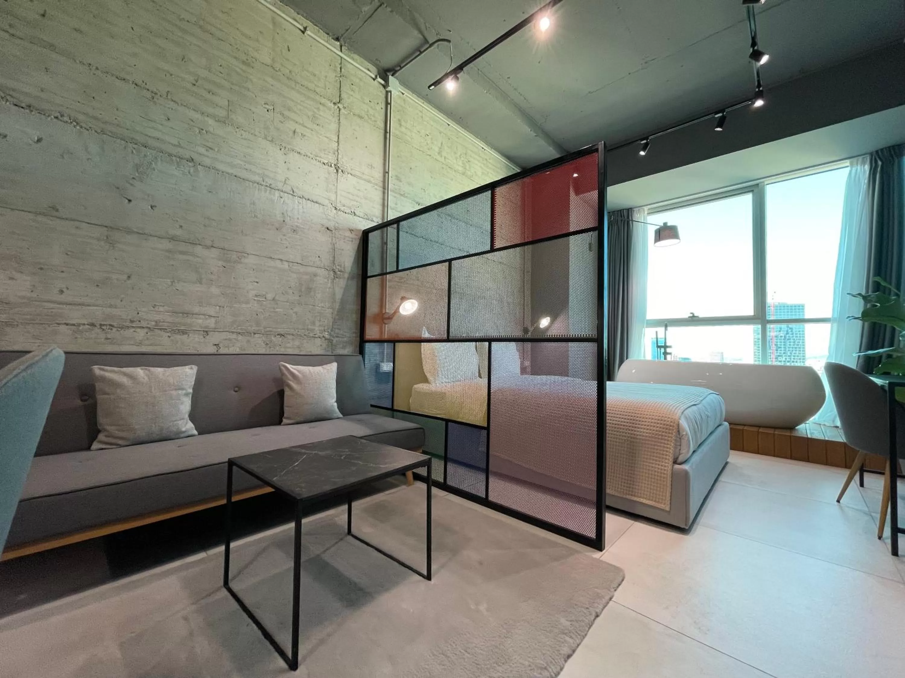 Photo of the whole room, Seating Area in Ambassador Skyline Apartments