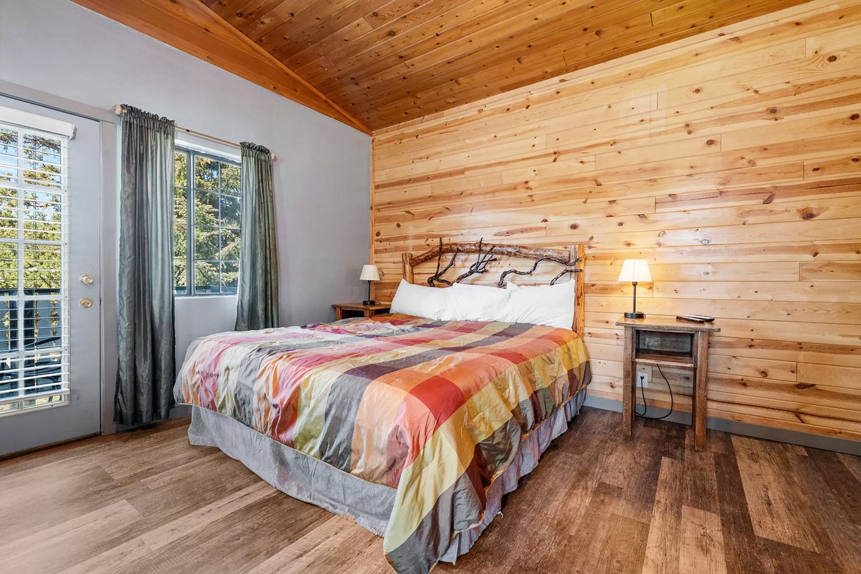 Bed in Black Forest Lodge