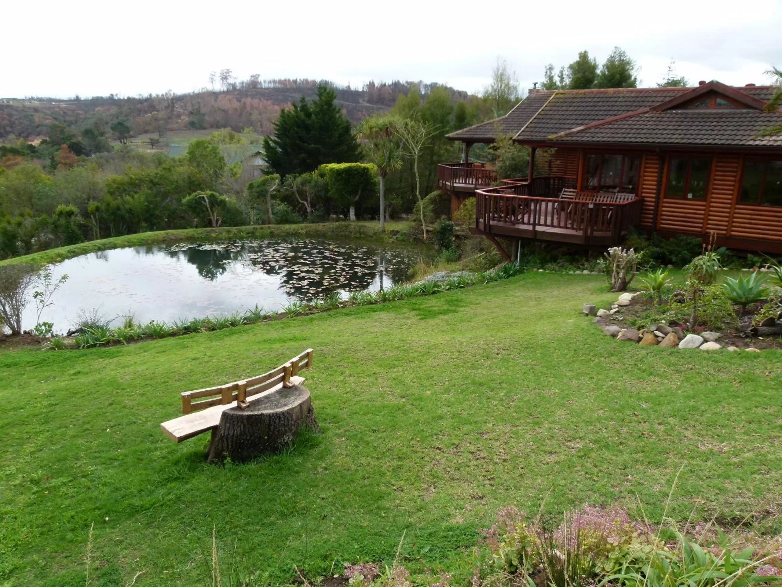 Garden in Fish Eagle Lodge