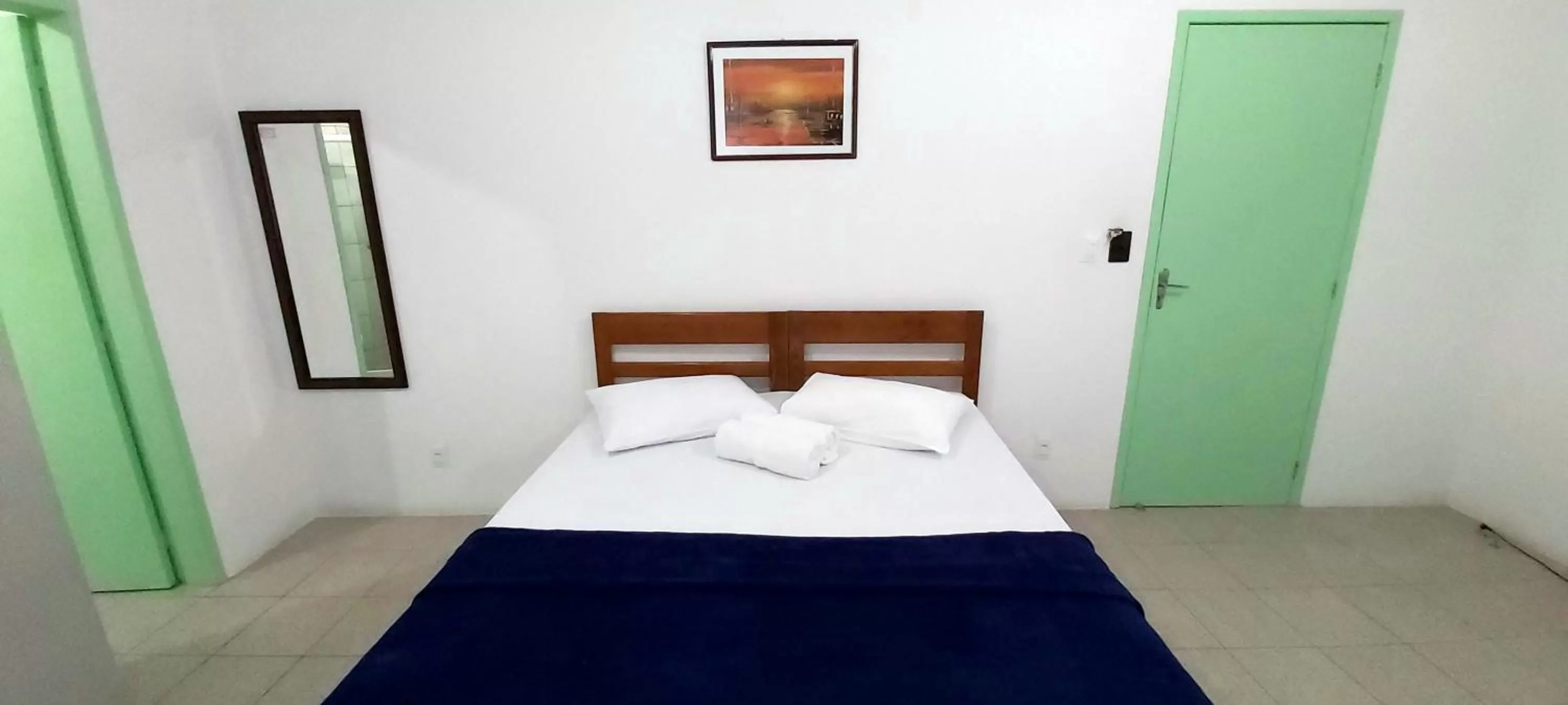 Bed in Pousada Milani