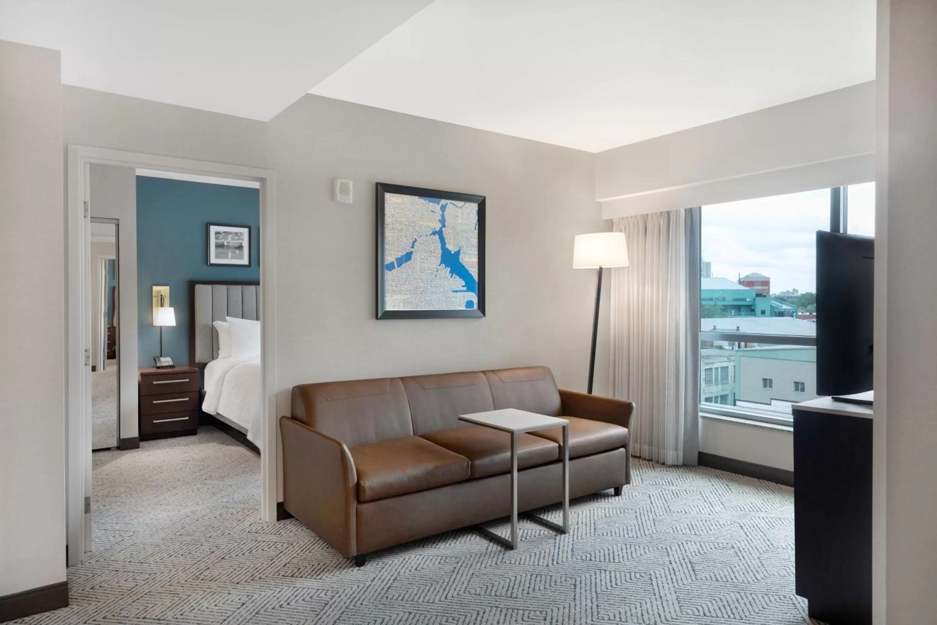 Living room in Residence Inn by Marriott Boston Back Bay/Fenway