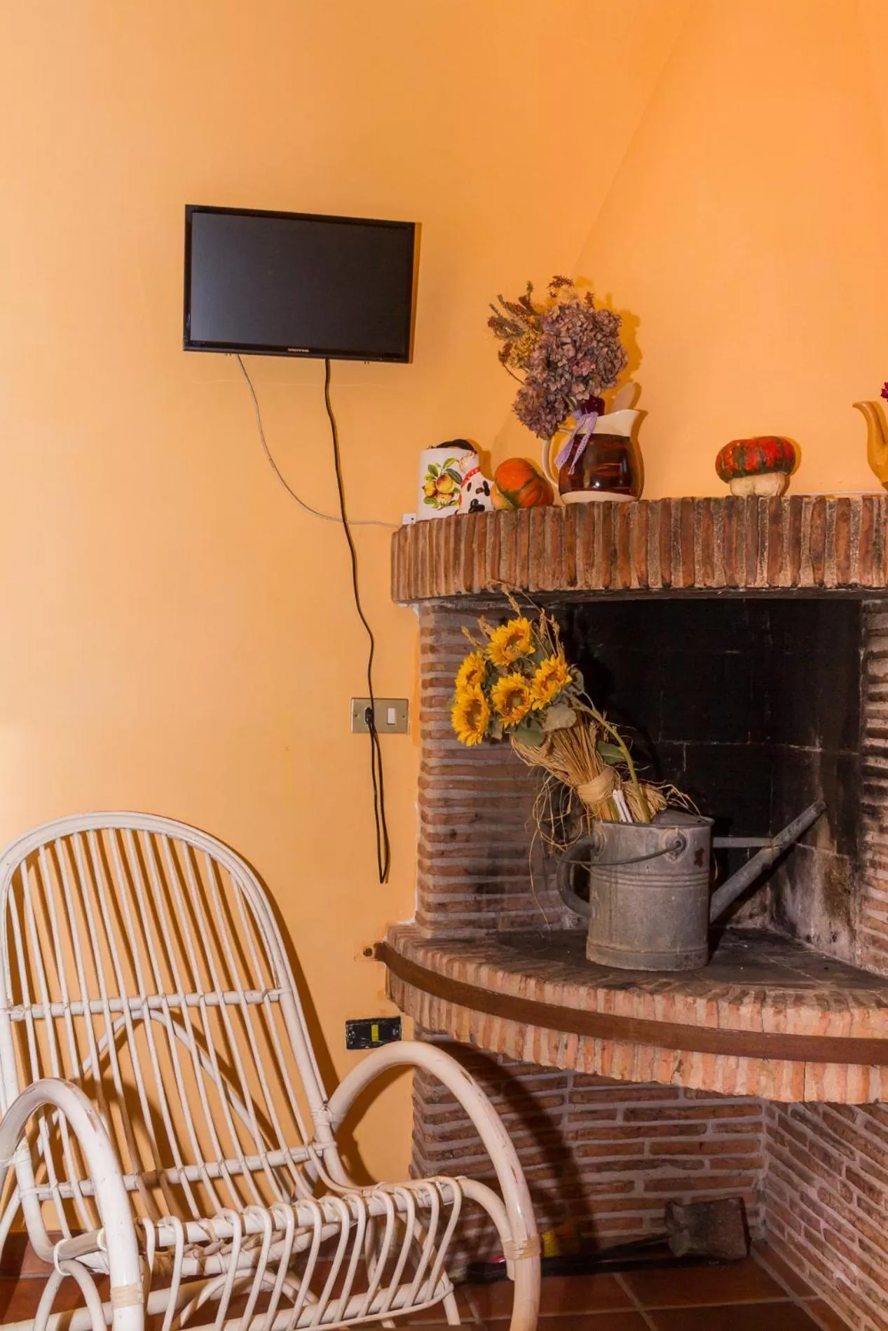 Seating area in Montanari Agrivillage