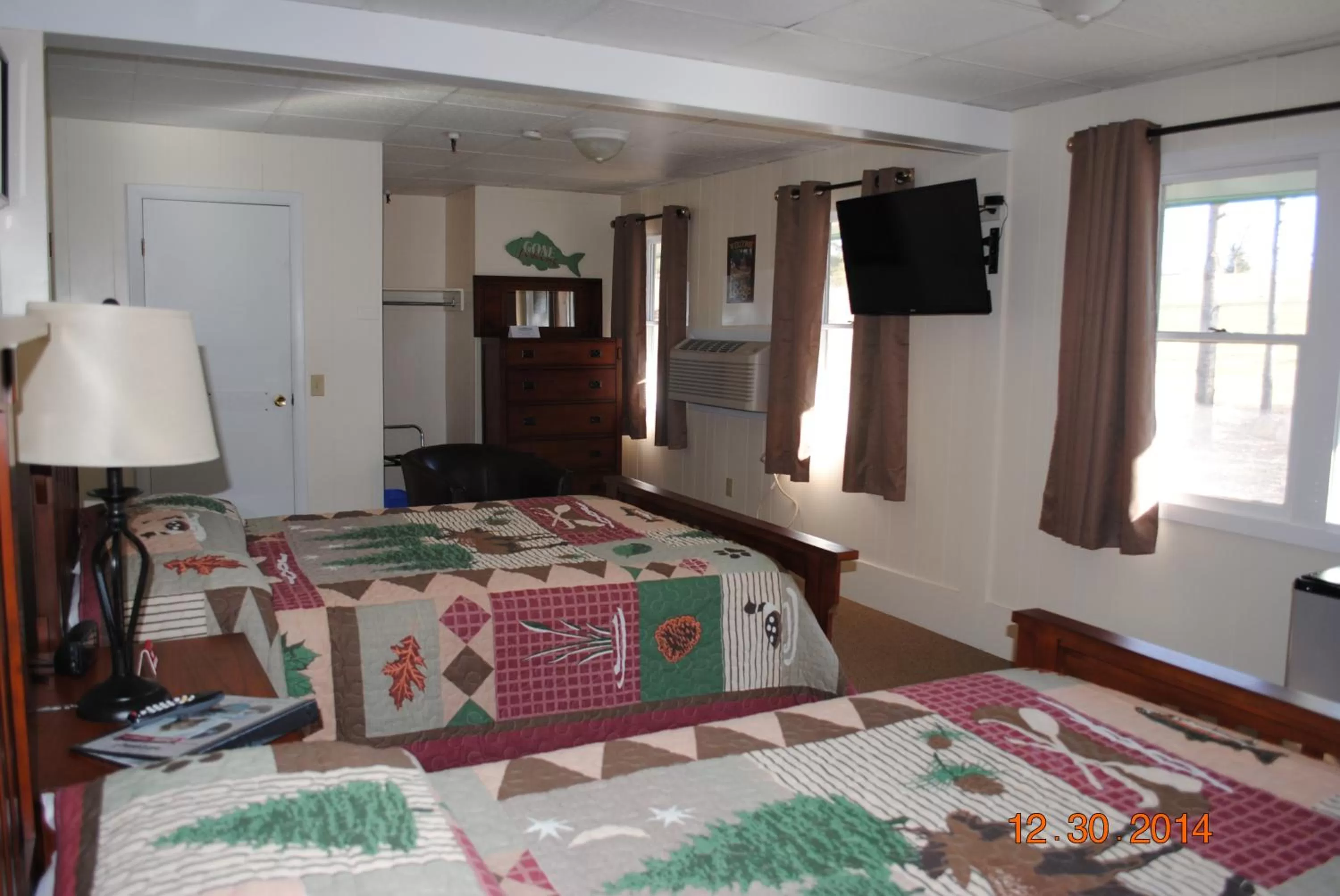 Bed in The Lodge at Poland Spring Resort