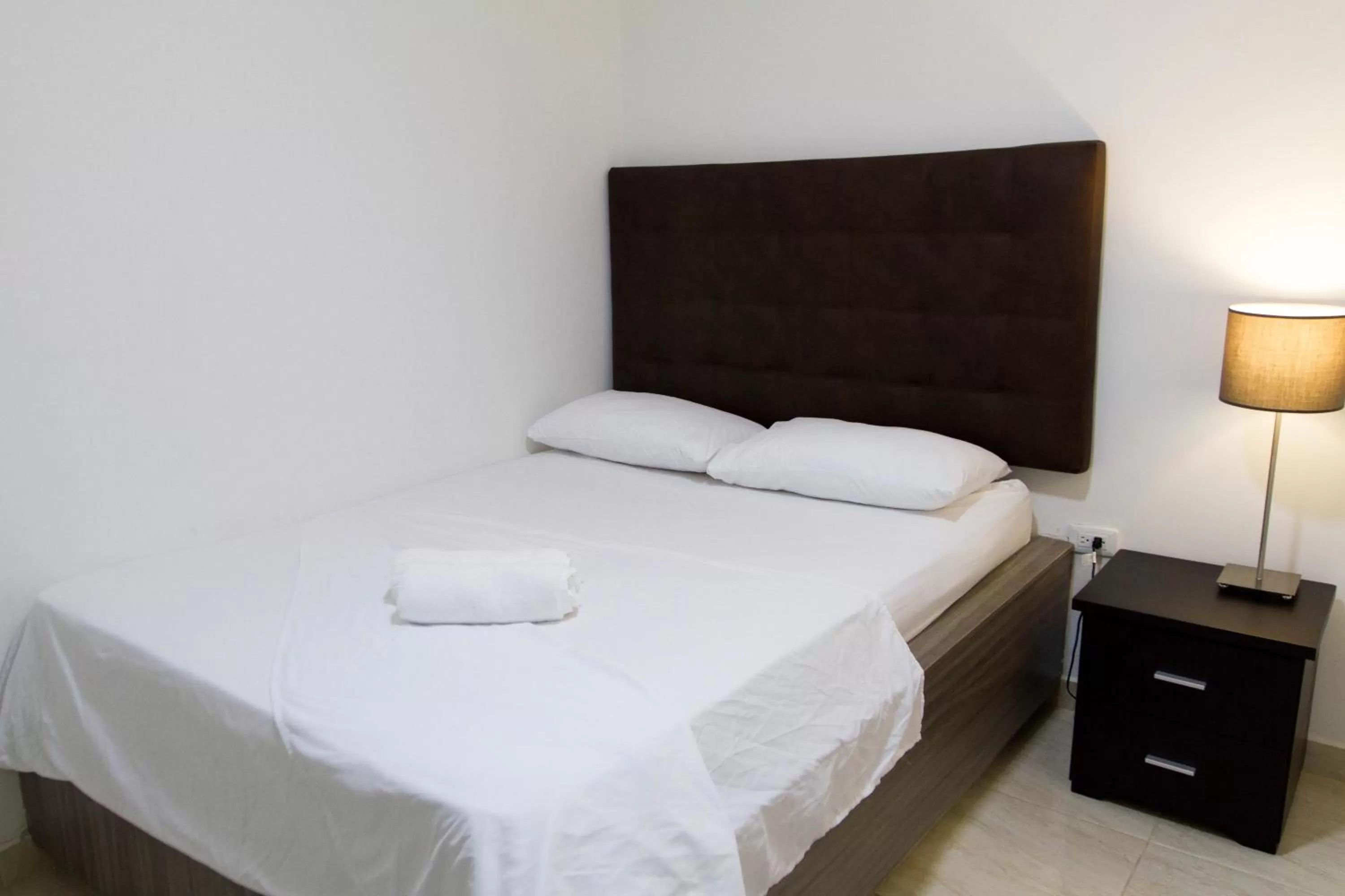 Bed in Hotel Residencias la CH