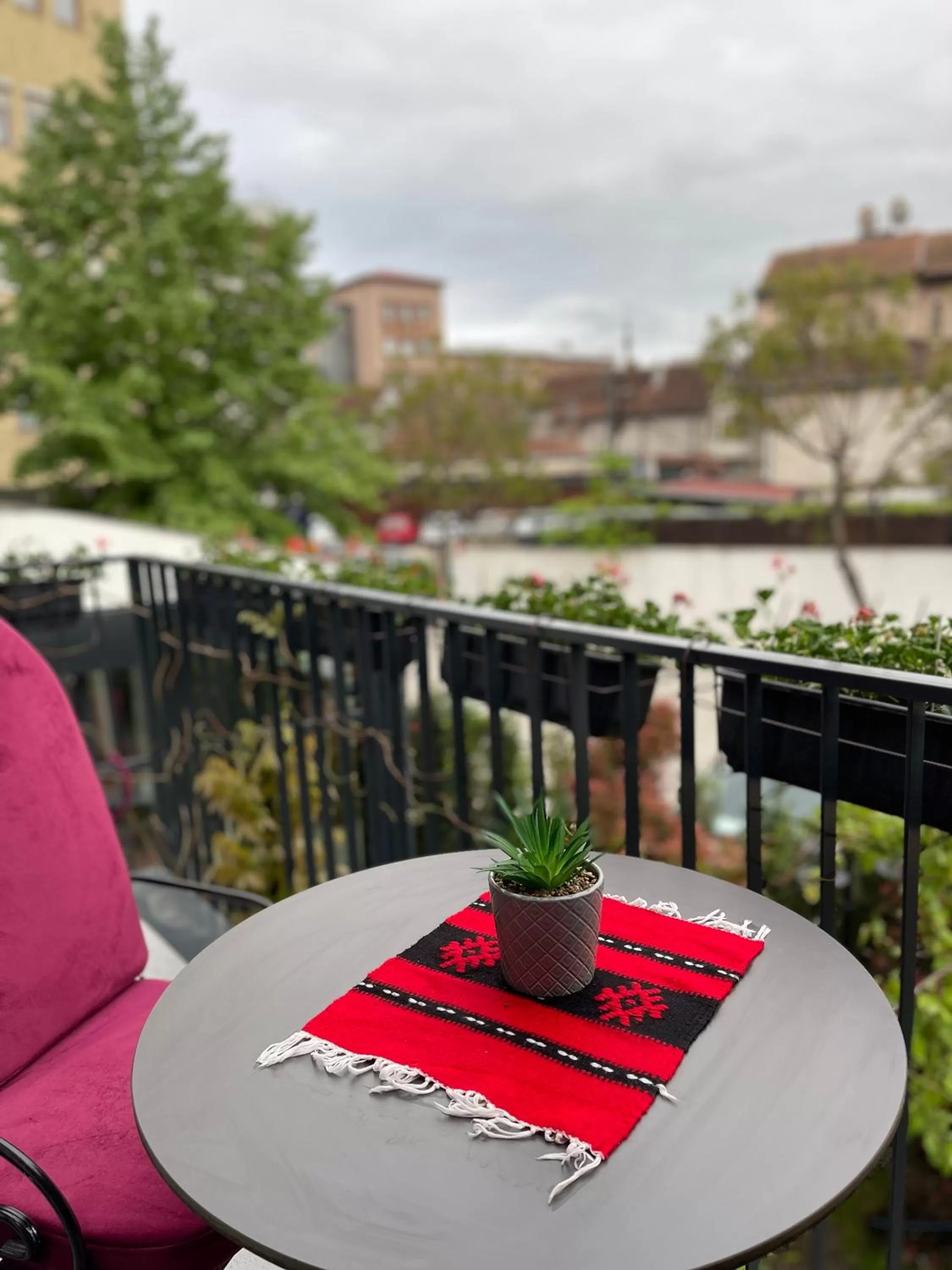 Balcony/Terrace in Etnomania Boutique Hotel