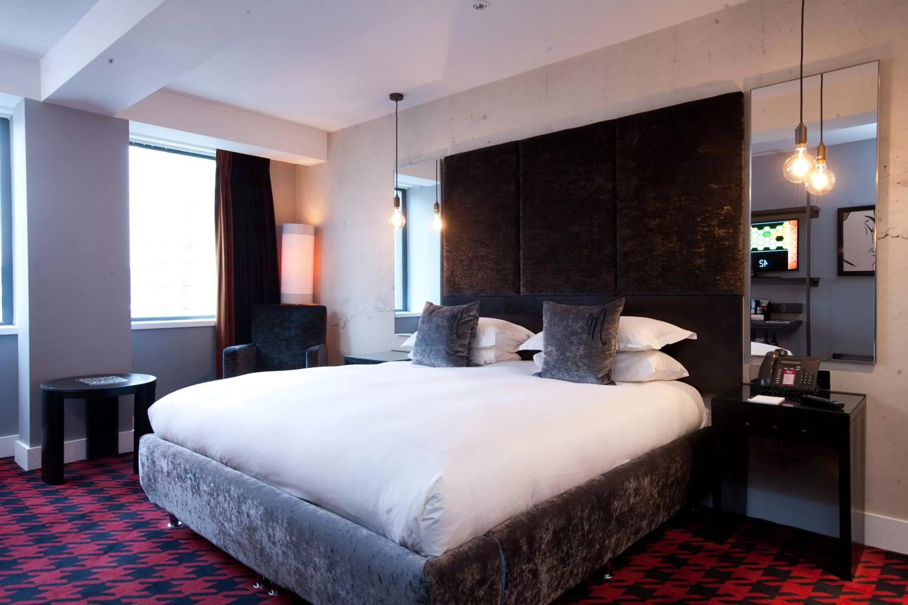 Bedroom, Bed in Malmaison Birmingham
