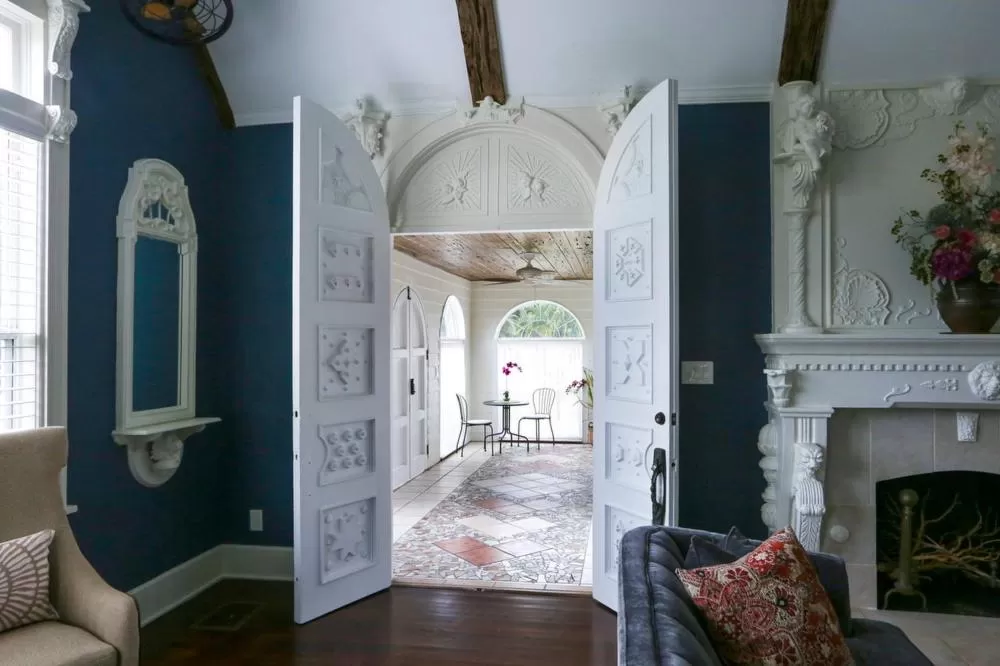 Living room in The Kenwood Gables Boutique B&B