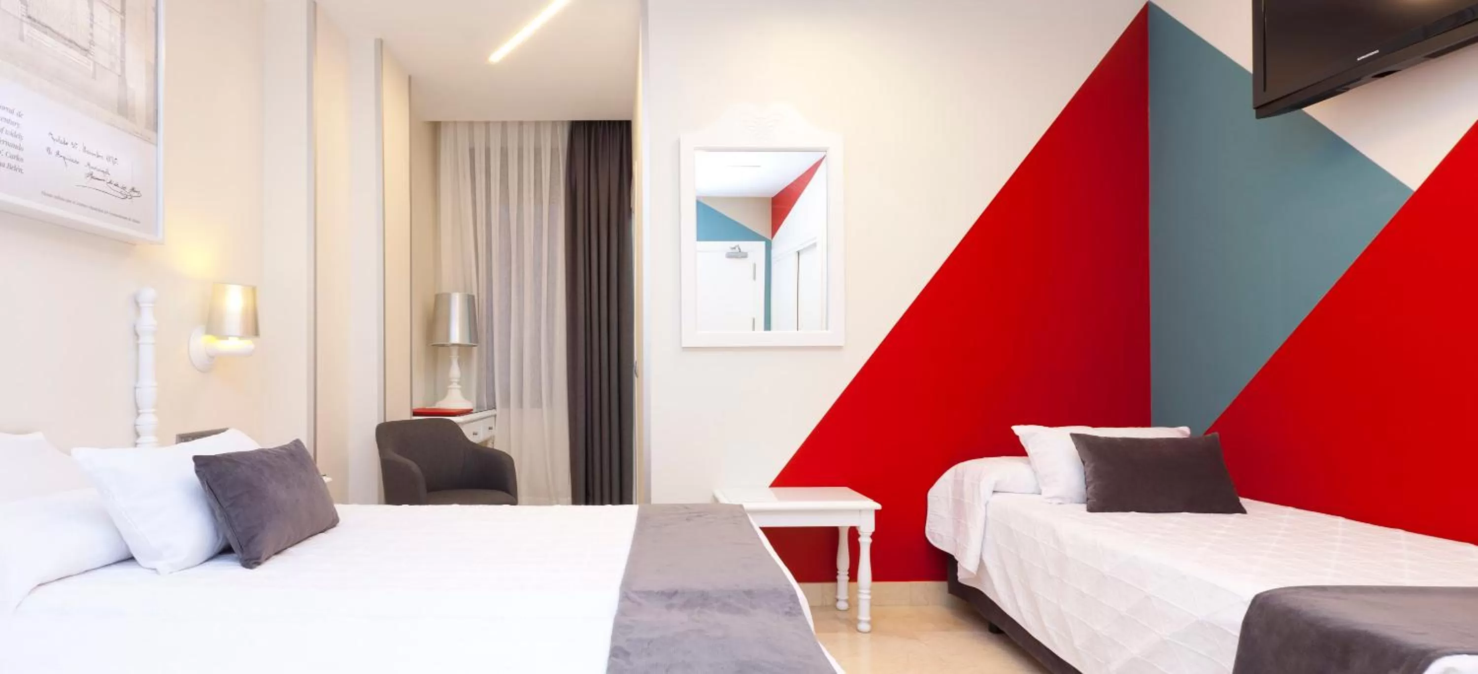 Bed in Hotel Carlos V