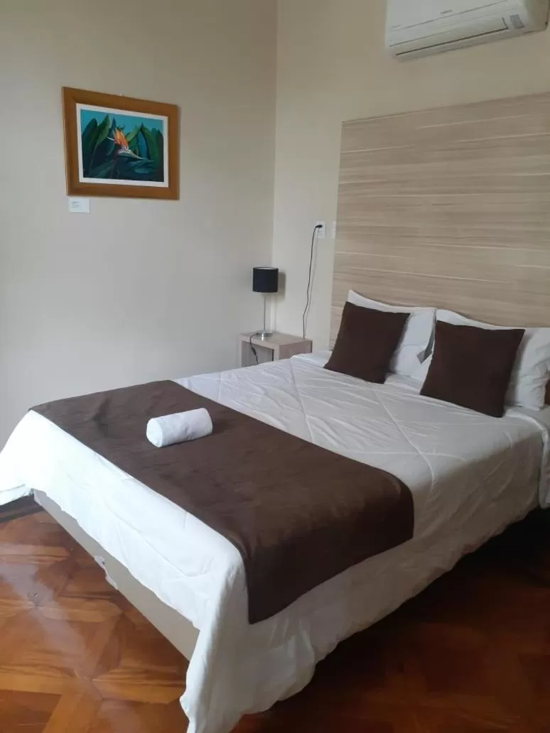 Bed in Hotel Praça da Matriz