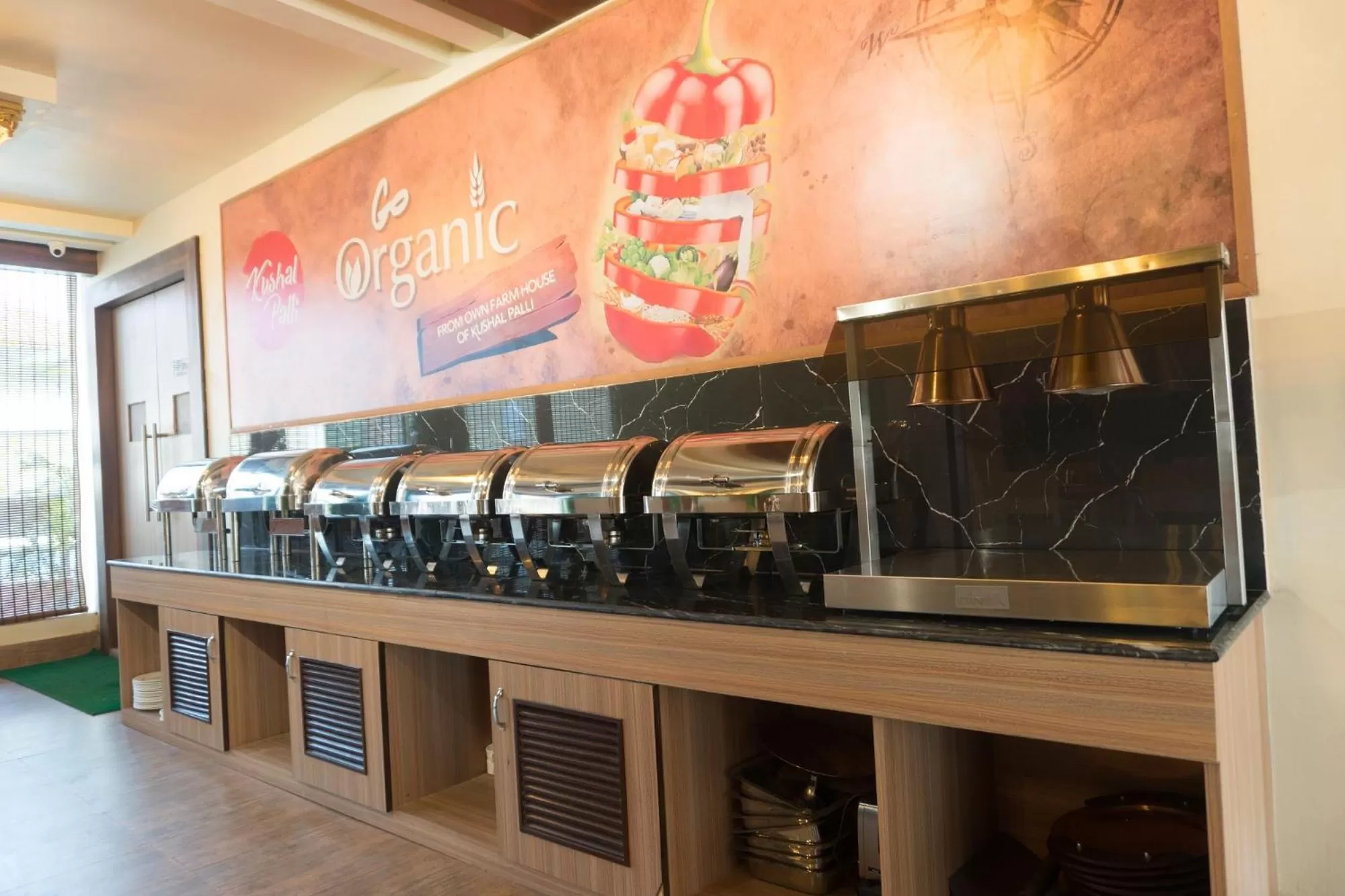 Kitchen or kitchenette in Kushal Palli Resorts- A unit of PearlTree Hotels & Resorts