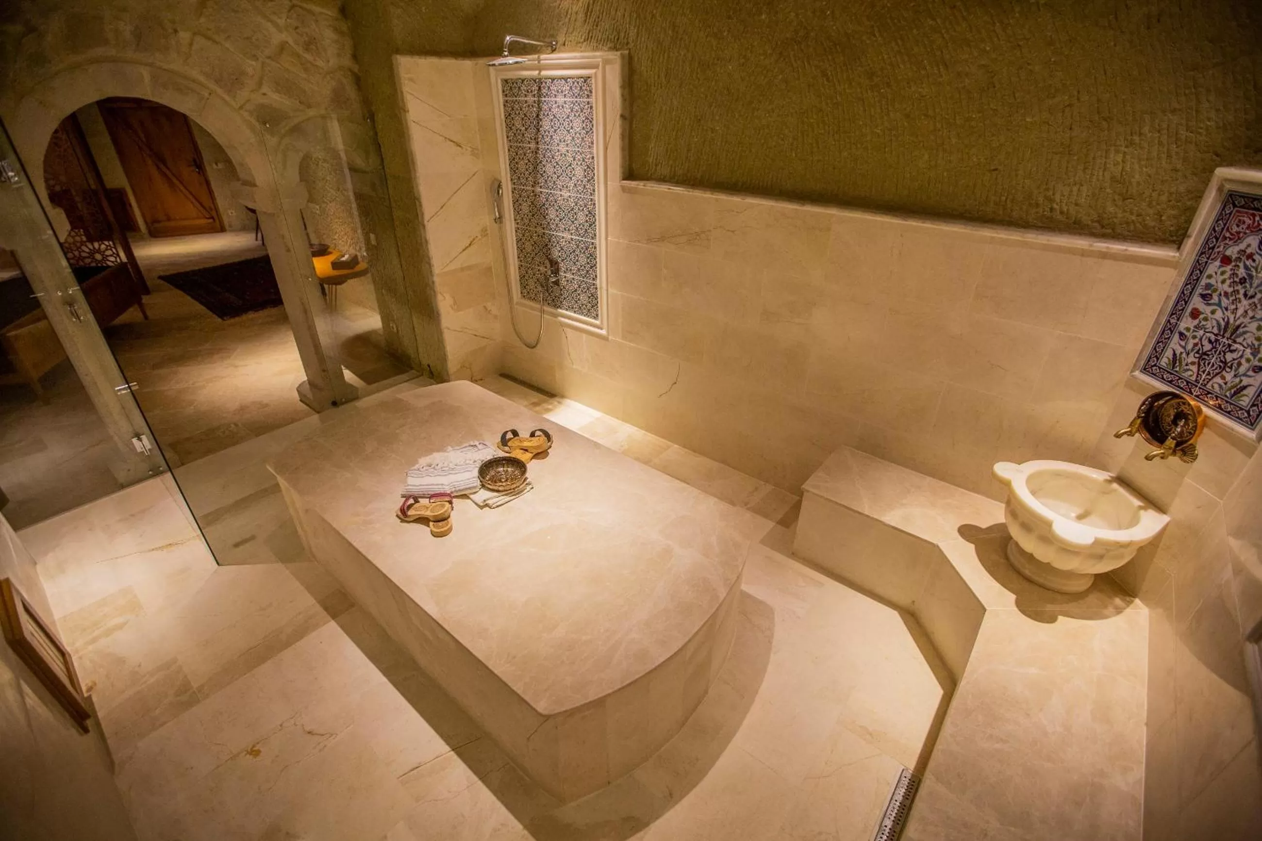 Bathroom in Azure Cave Suites - Cappadocia