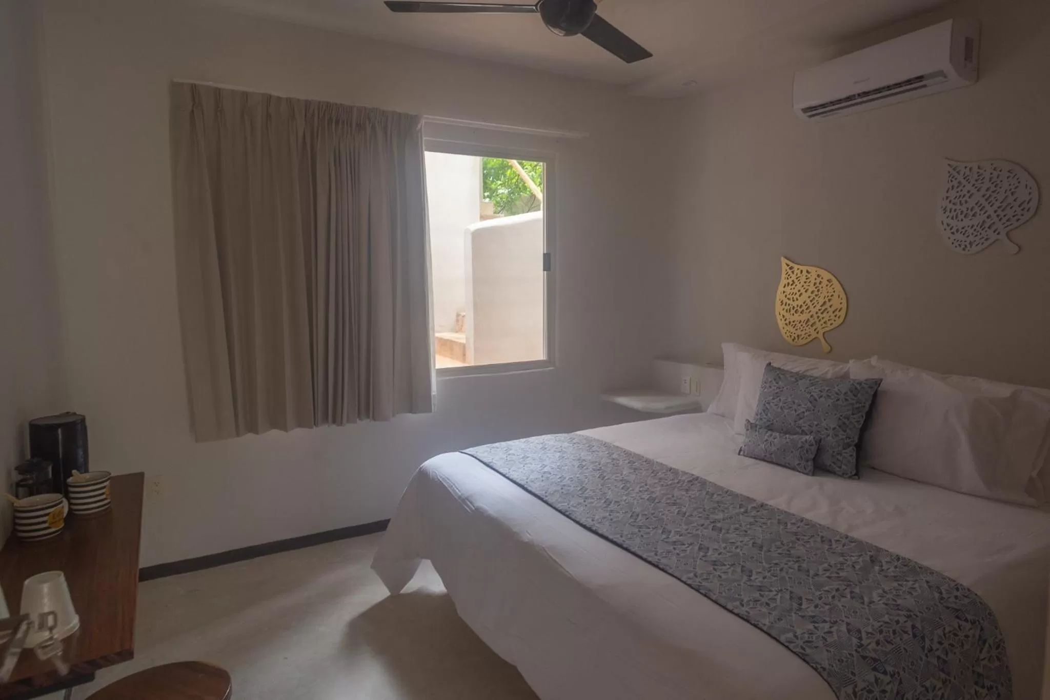 Bed in Hotel Circulo Bacalar