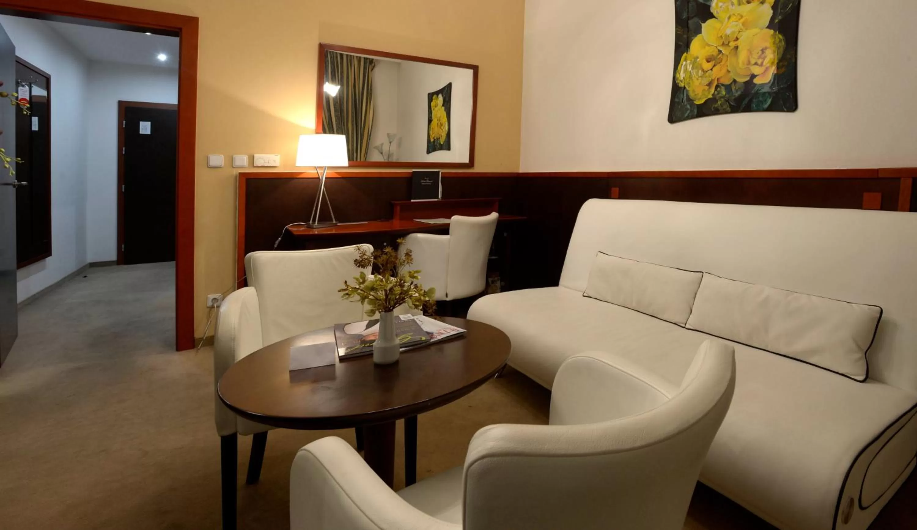 Seating area in Hotel Grand