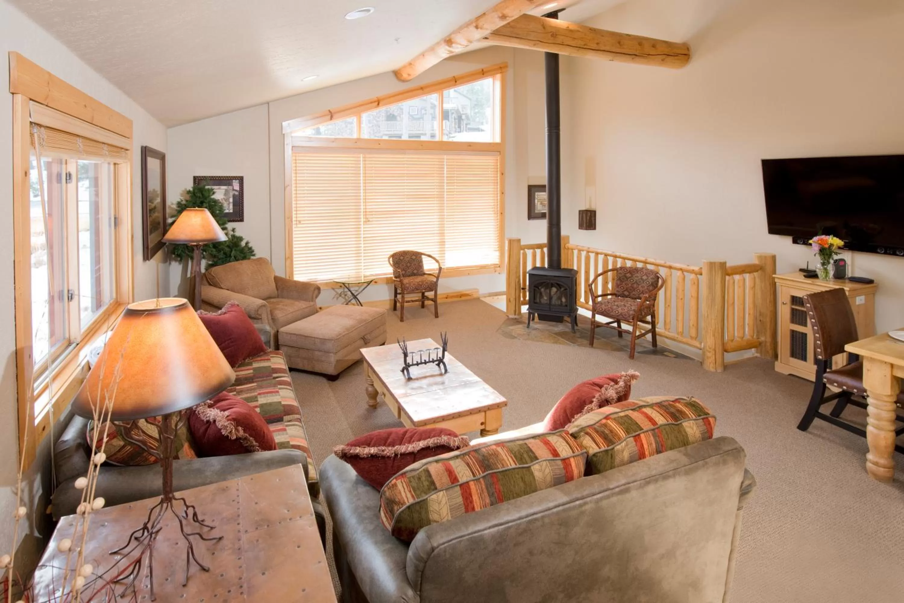 Living room in Kirkwood Mountain Resort by Vail Resorts