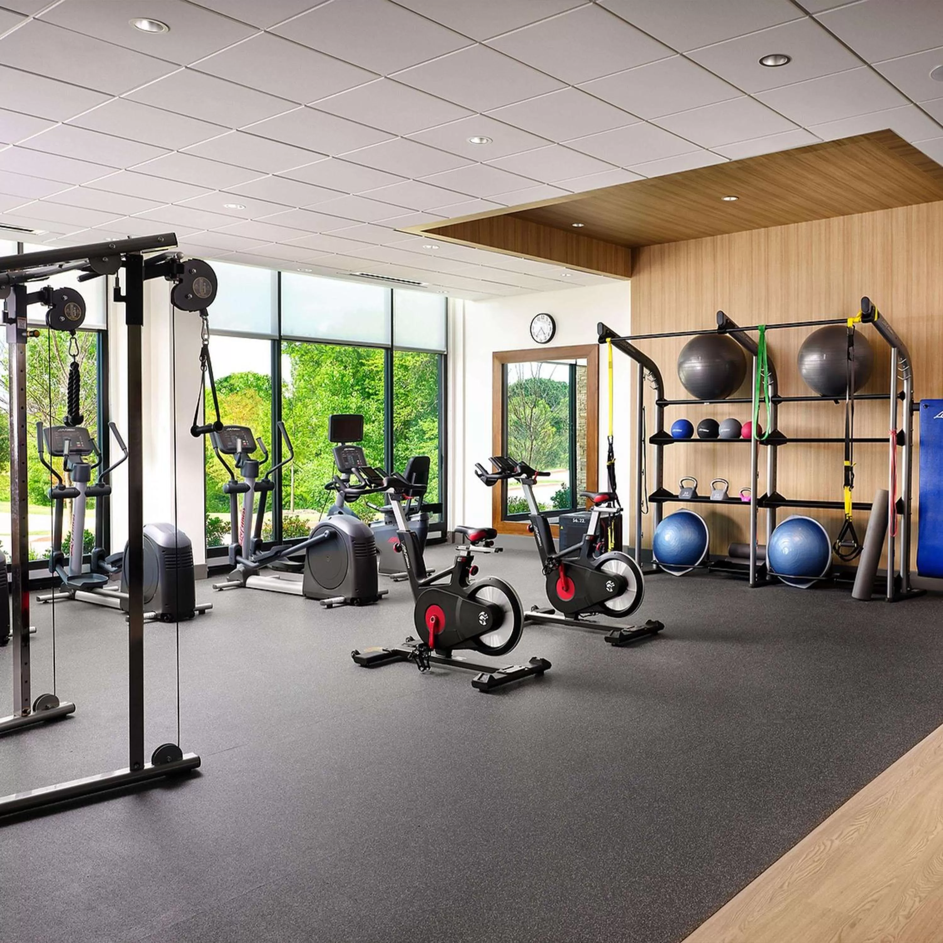 Fitness centre/facilities in Hilton Garden Inn Grapevine At Silverlake Crossing, Tx