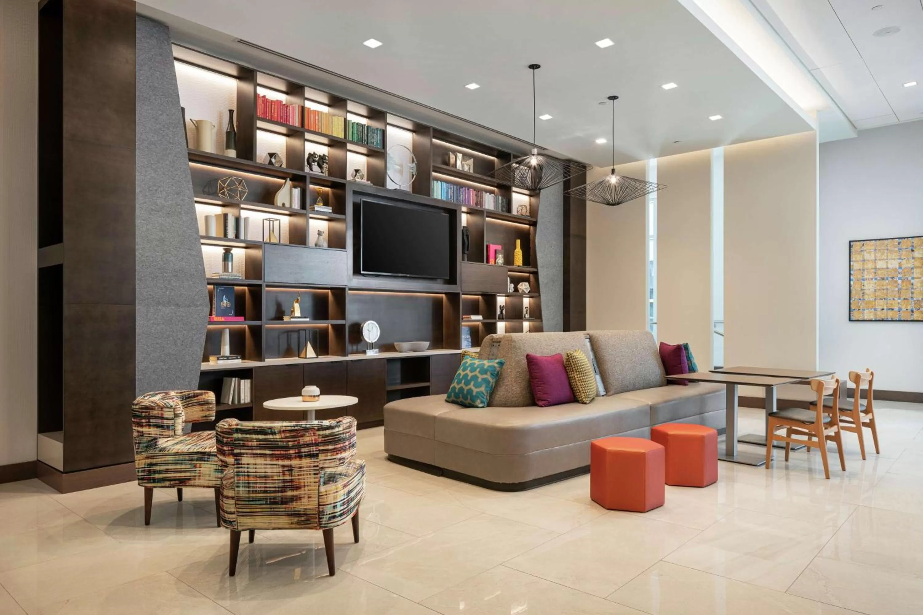 Lobby or reception in Home2 Suites By Hilton Denver Downtown Convention Center