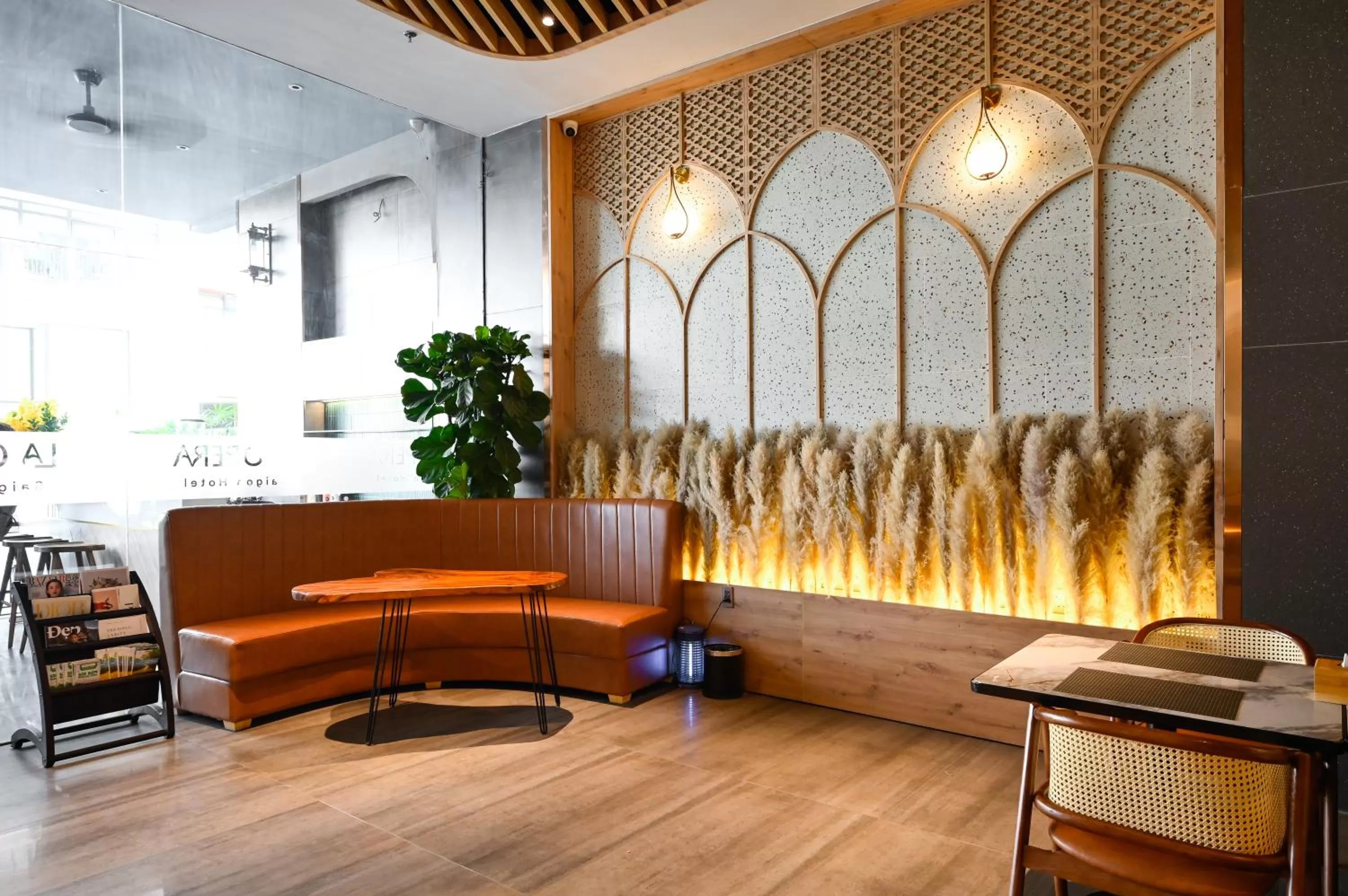 Lobby or reception in La Opera Saigon Hotel