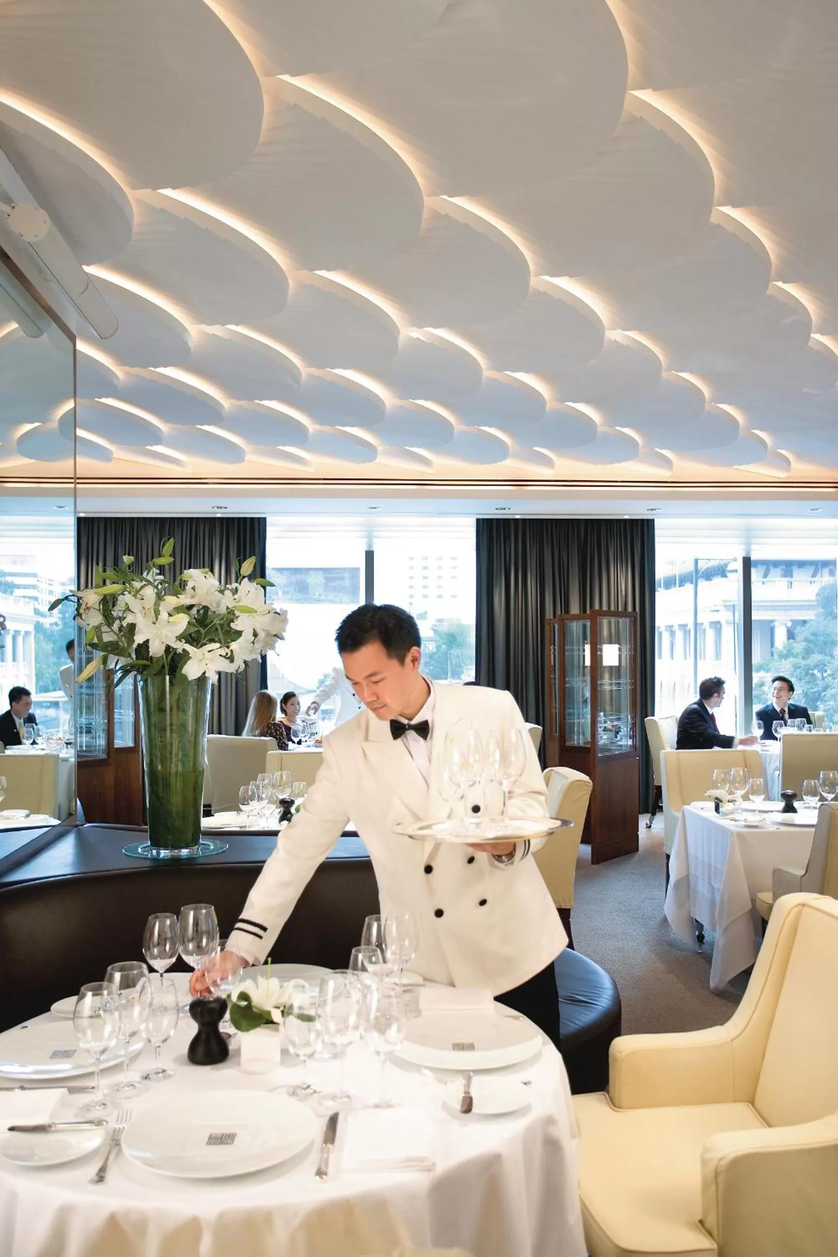 Staff in Mandarin Oriental, Hong Kong