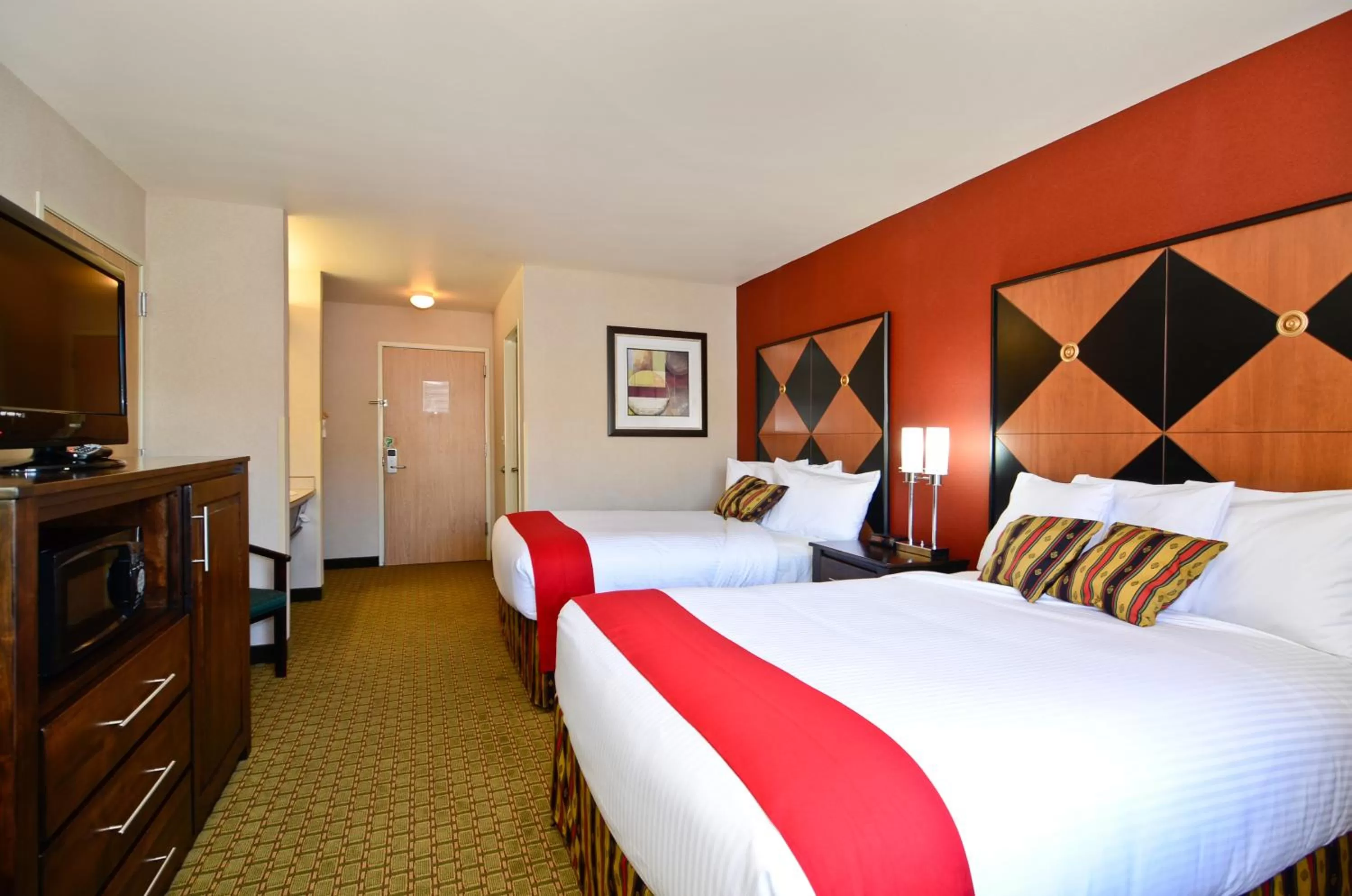 Double Room with Two Double Beds - Non-Smoking in Inn America - Lewiston