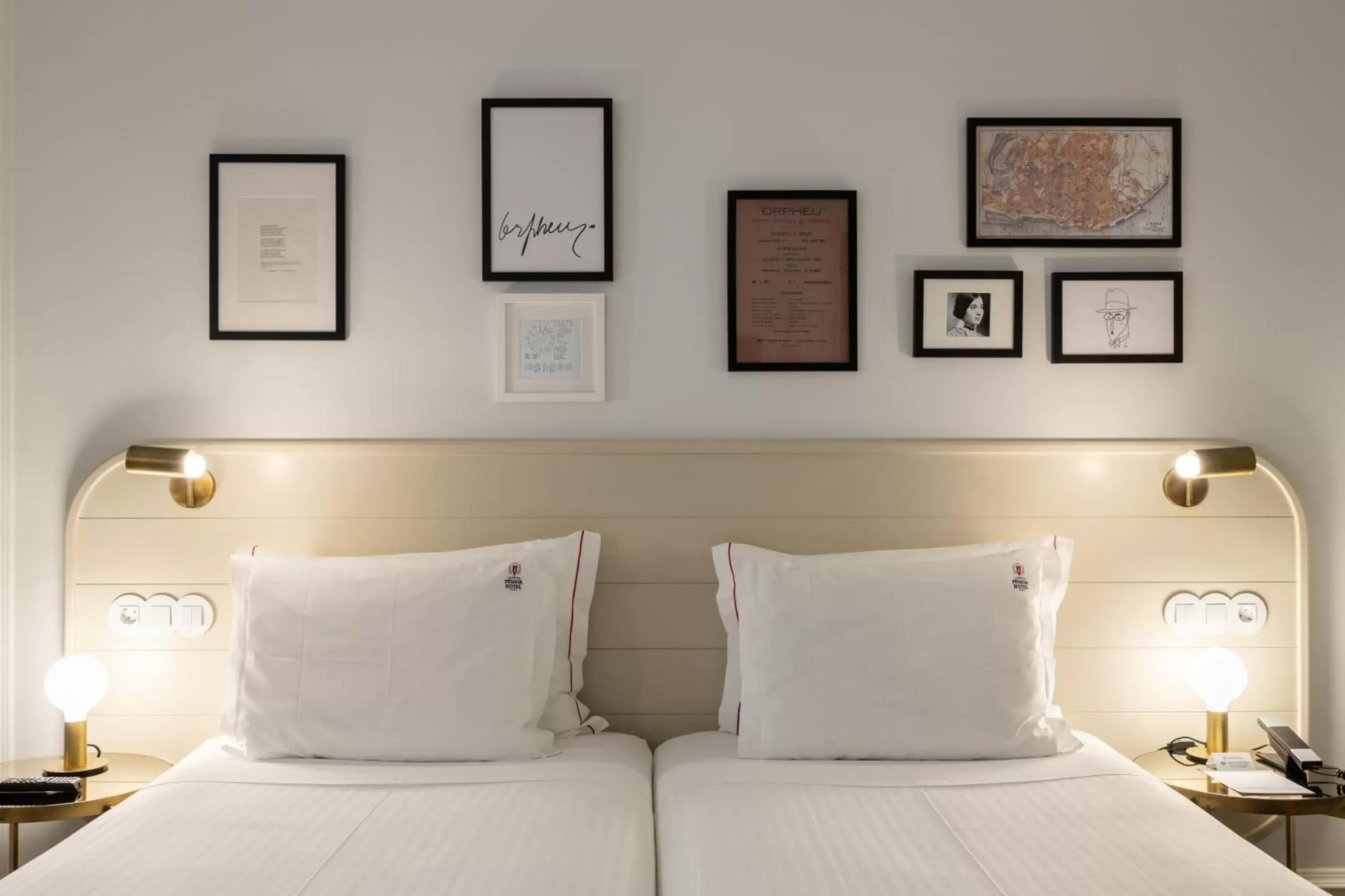 Standard Twin Room in Lisboa Pessoa Hotel Standard Twin Room in Lisboa Pessoa Hotel