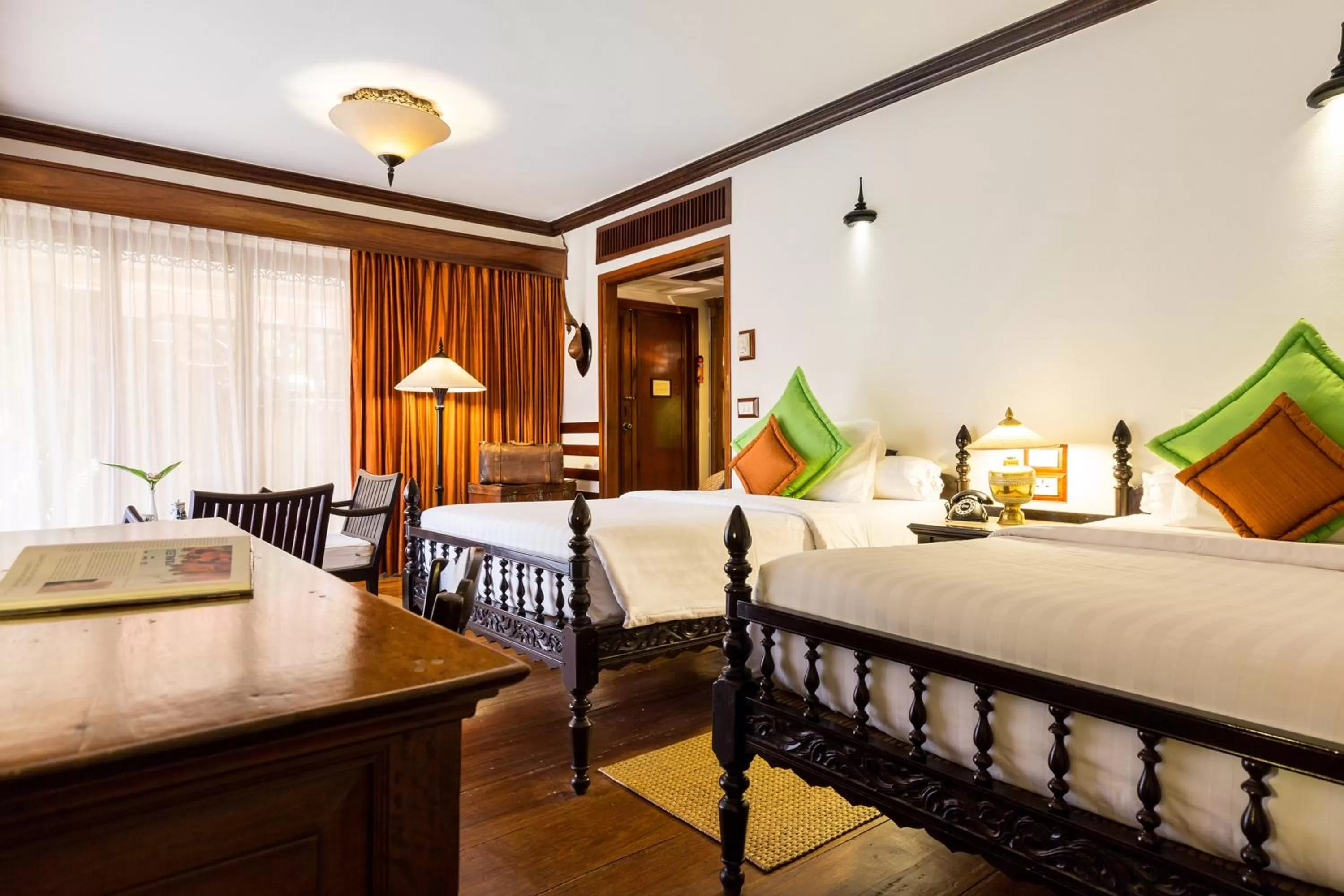 Bed in Angkor Village Hotel - Small Luxury Hotels of the World