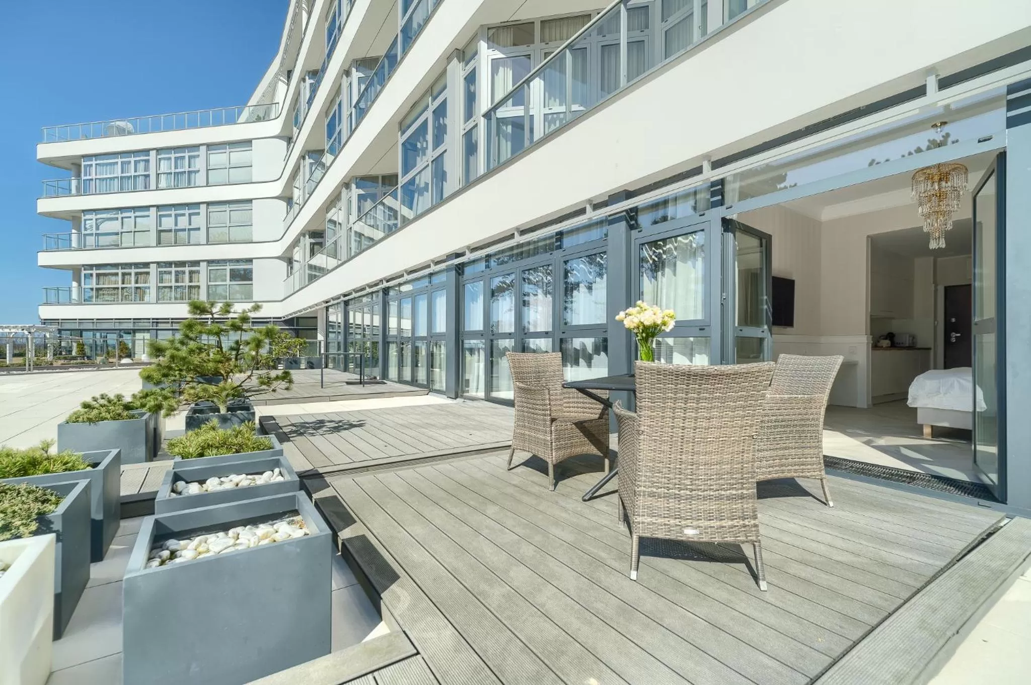 Balcony/Terrace in Dune Resort Mielno - A