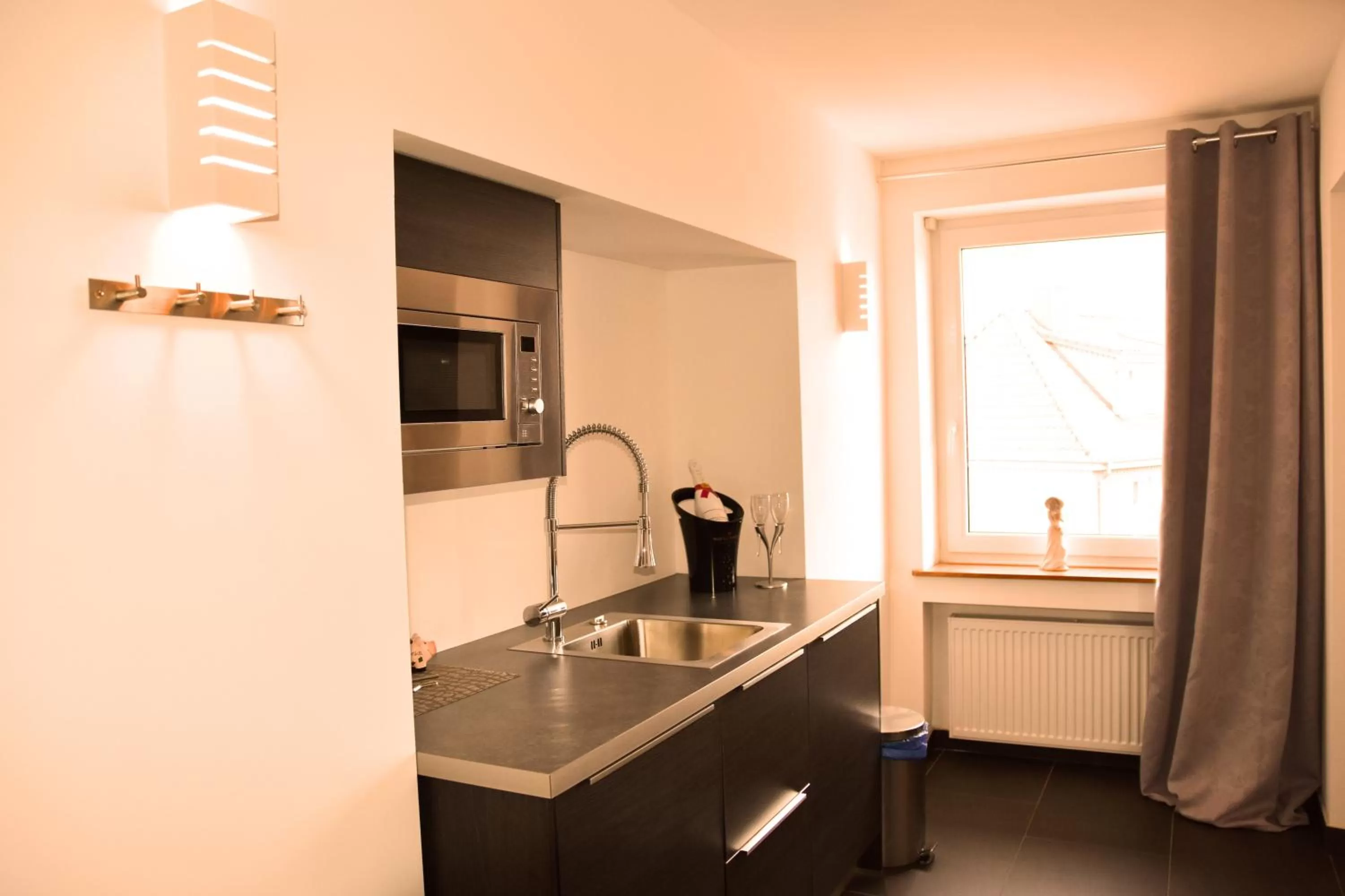 Kitchen or kitchenette in Hotel Walsroder Hof