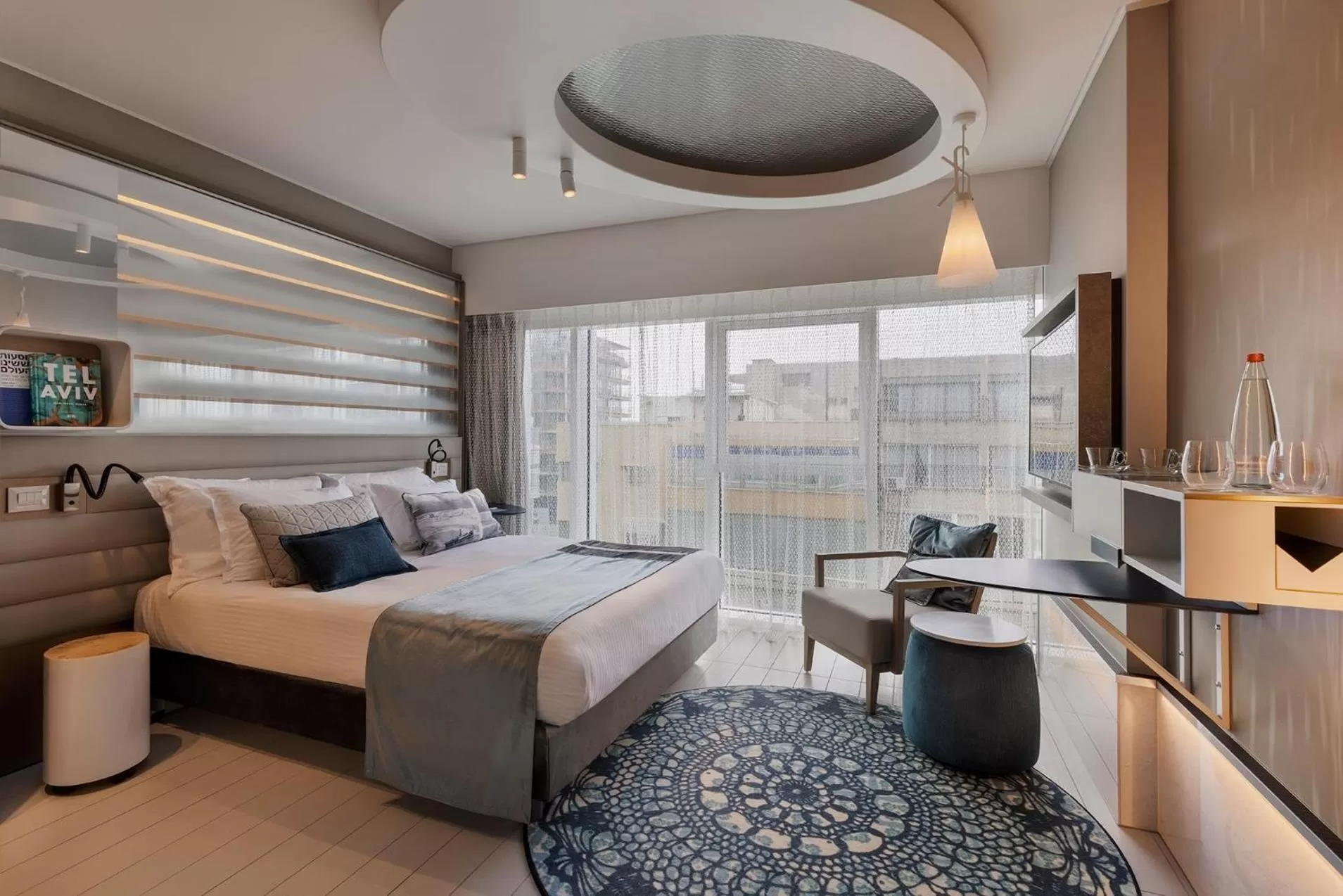 Bedroom, Bed in Port Tower by Isrotel Design