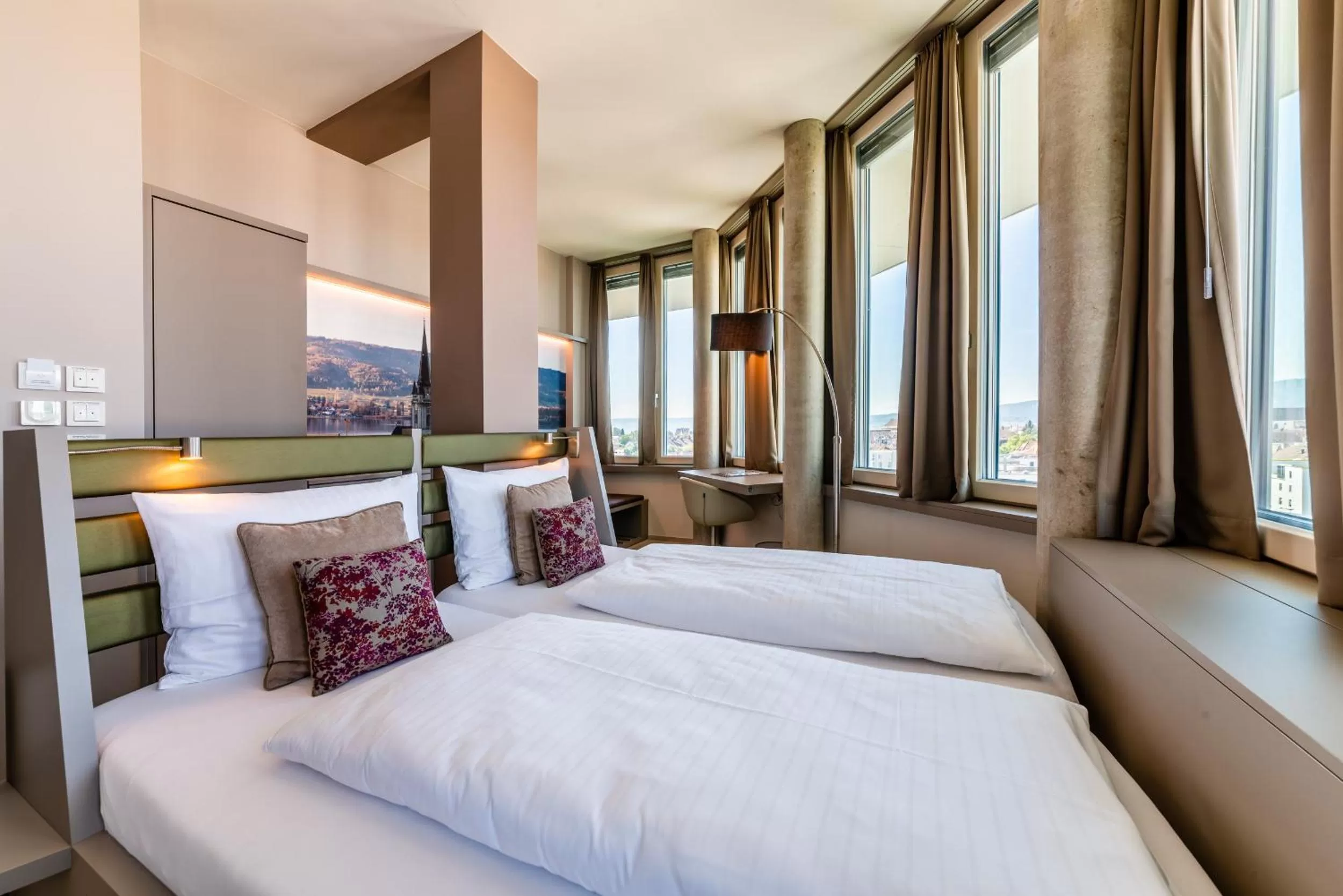 Photo of the whole room, Bed in aquaTurm Hotel & Energie